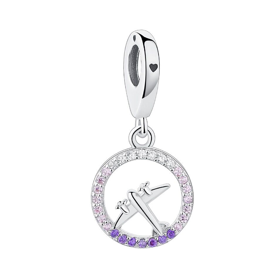 Flieger im Sonnenaufgang Charm Anhänger 1 PANDACHARMSFlieger im Sonnenaufgang Charm Anhänger, SKU C01046