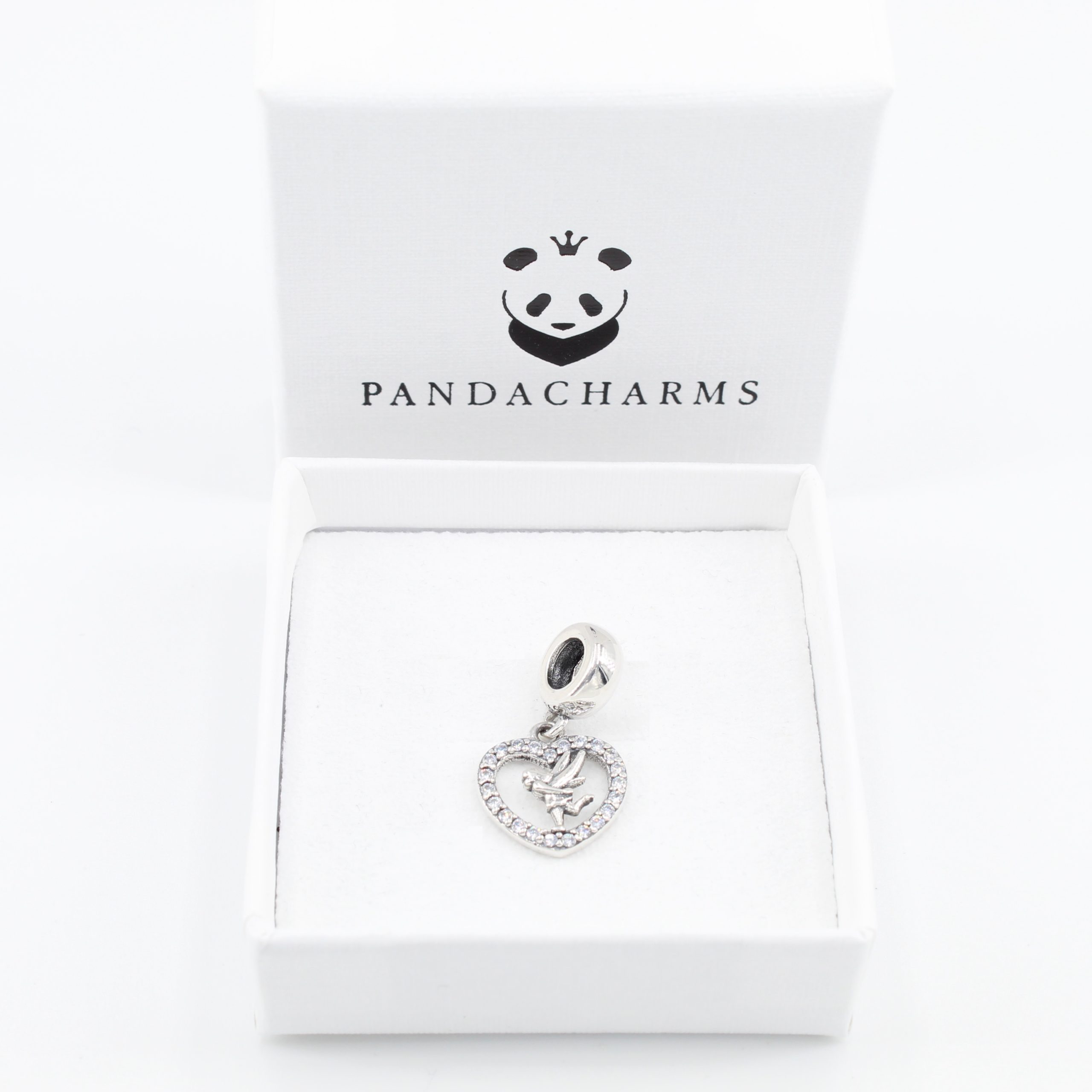 Glitzerndes Elfenherz Charm Anhänger 2 Glitzerndes Elfenherz Charm Anhänger