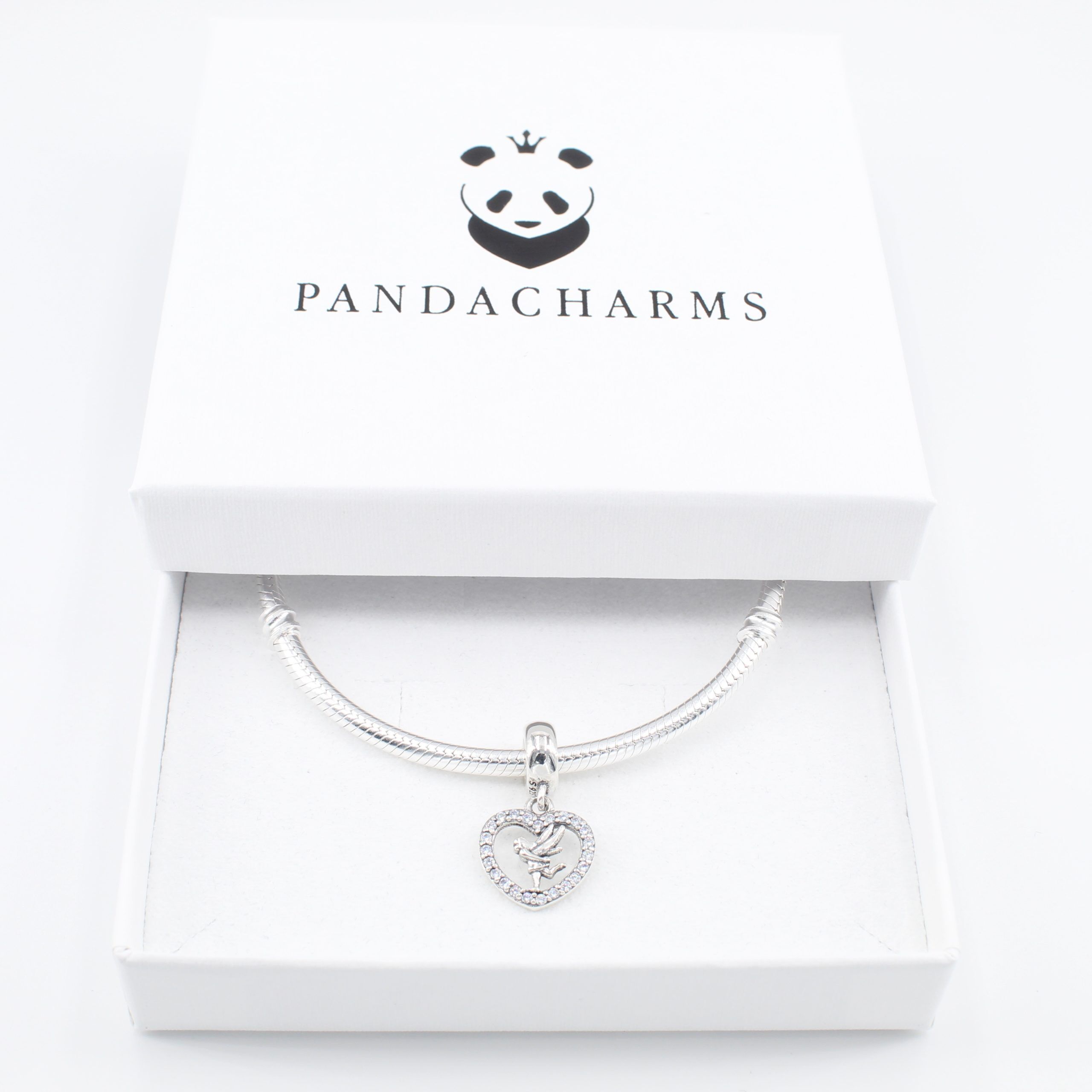 Glitzerndes Elfenherz Charm Anhänger 3 Glitzerndes Elfenherz Charm Anhänger