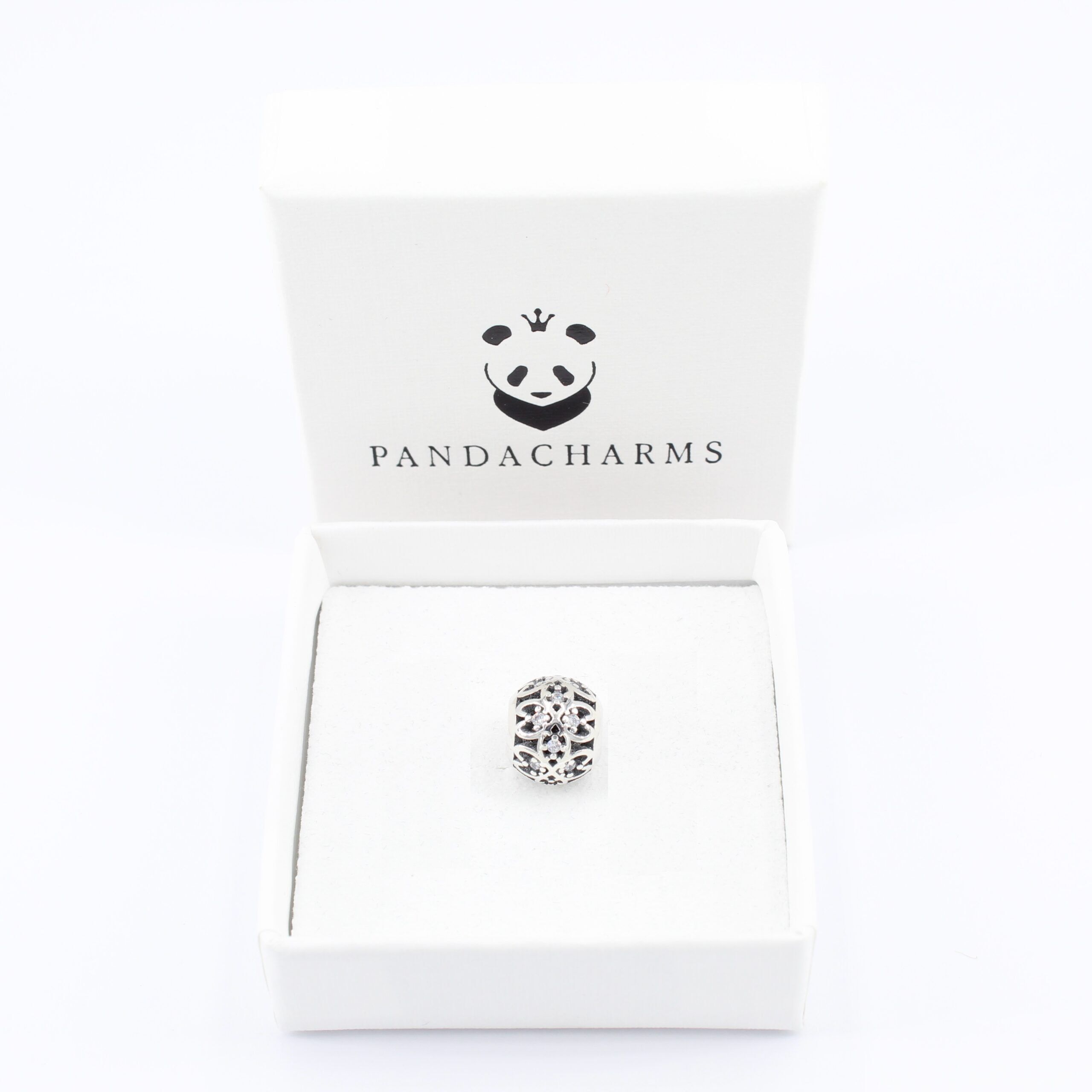 Herzornamentball mit Steinen Charm 2 Herzornamentball mit Steinen Charm