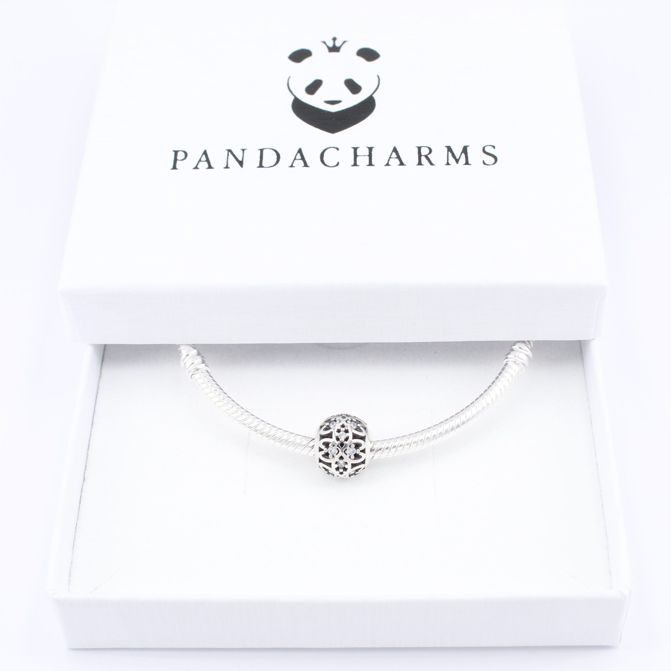 Herzornamentball mit Steinen Charm 3 Herzornamentball mit Steinen Charm