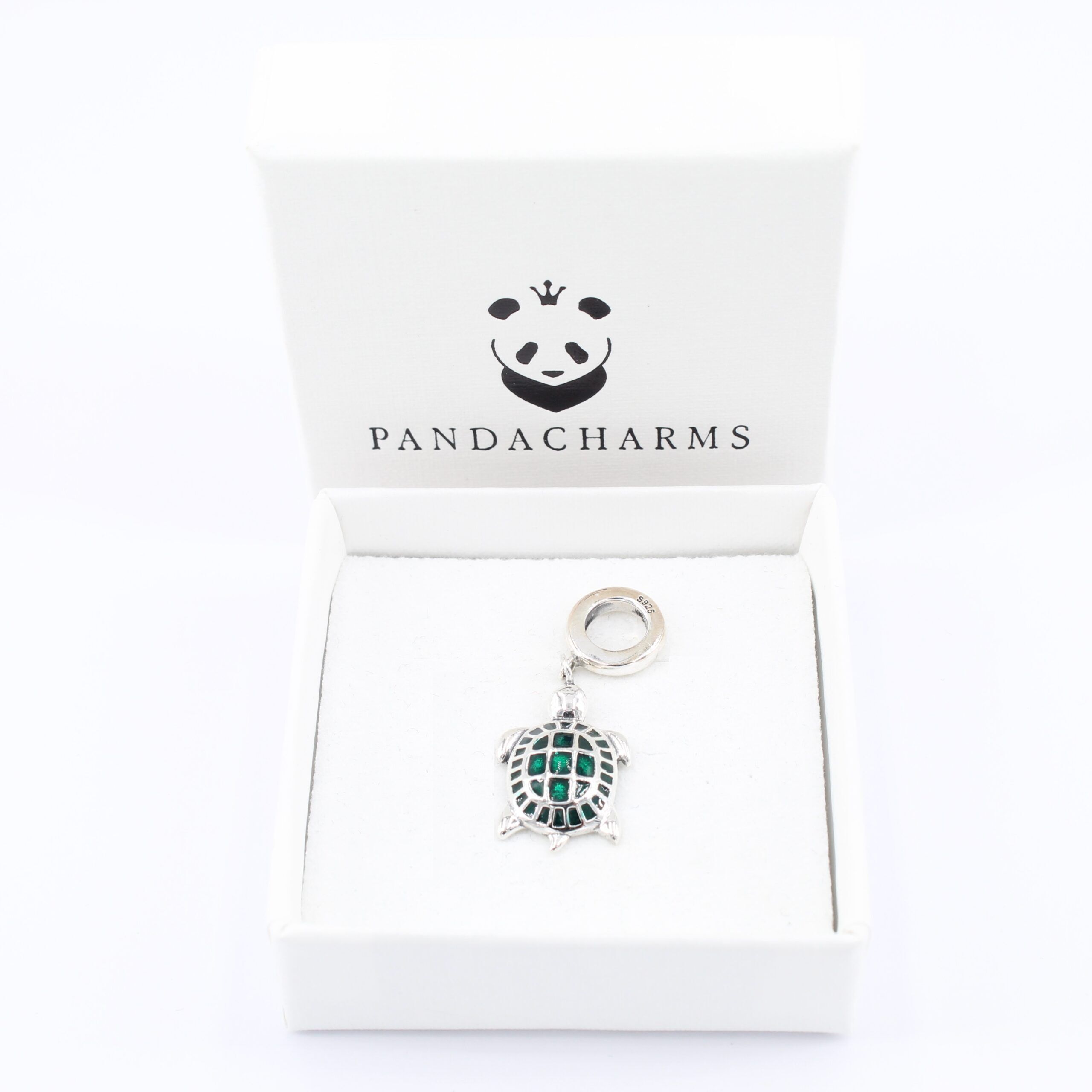 Grüne Schildkröte Charm Anhänger 2 Grüne Schildkröte Charm Anhänger