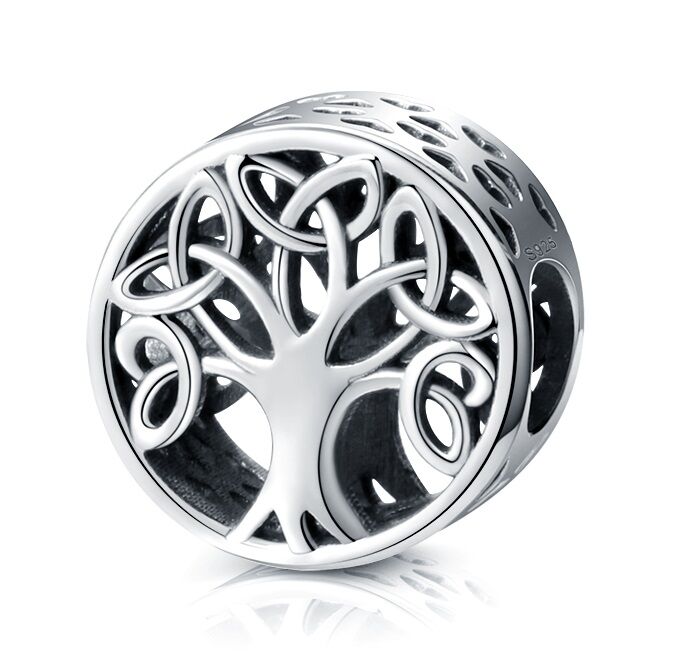 Lebensbaum Silber Charm 1 PANDACHARMS Lebensbaum Silber Charm, SKU C02014