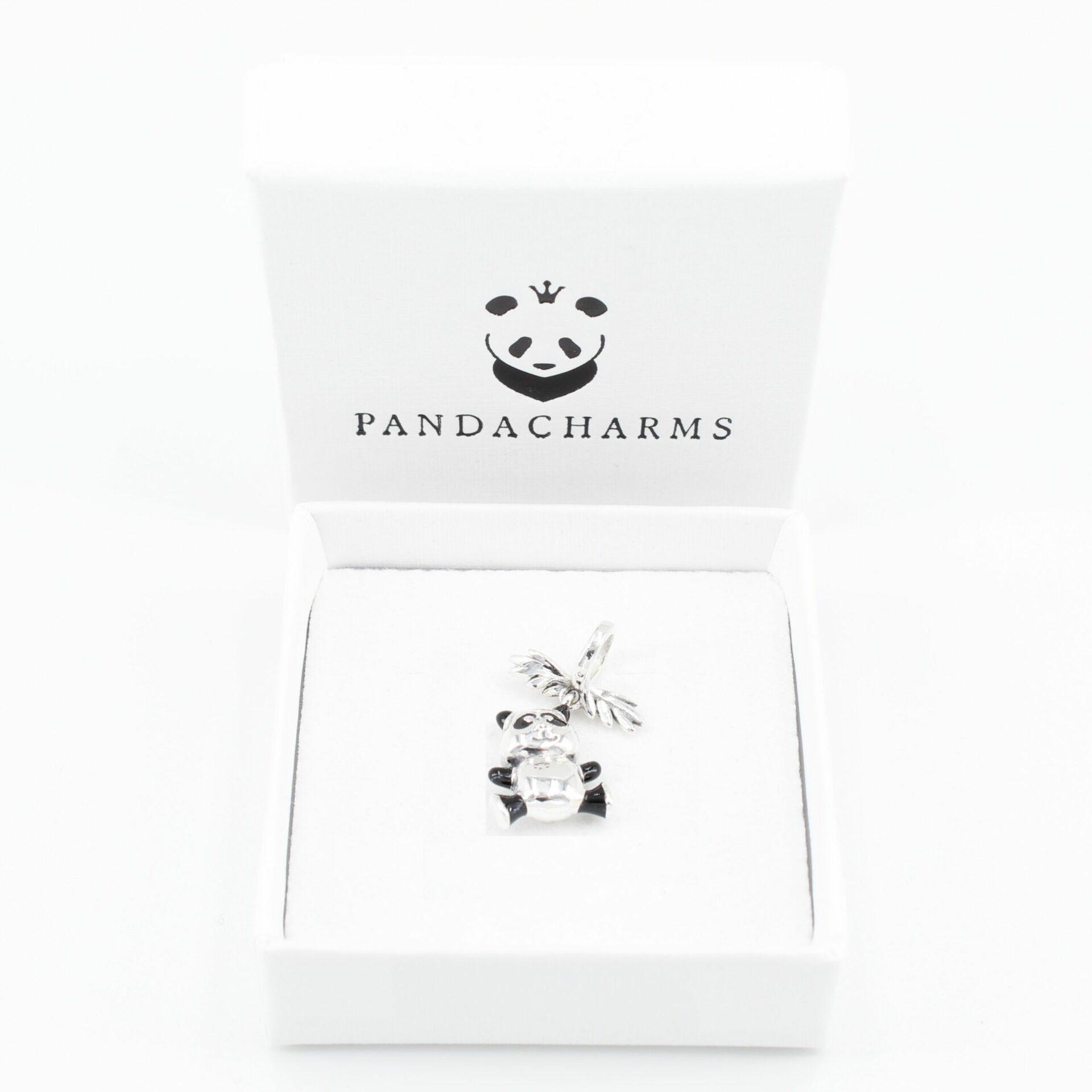 Glücksbringer Glücklicher Panda Charm Anhänger 2 Glücksbringer Glücklicher Panda Charm Anhänger