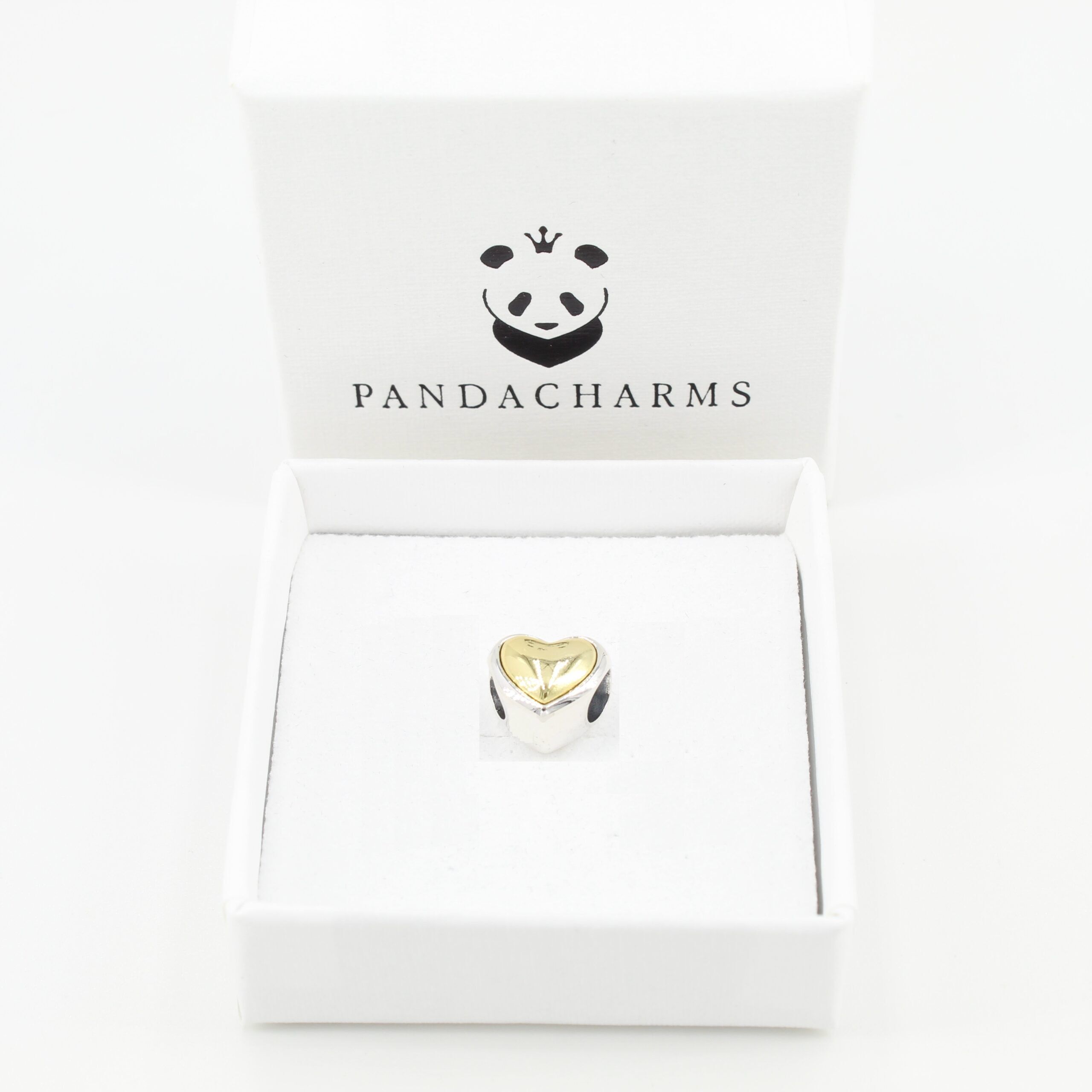 Herz aus Gold Charm 2 Herz aus Gold Charm