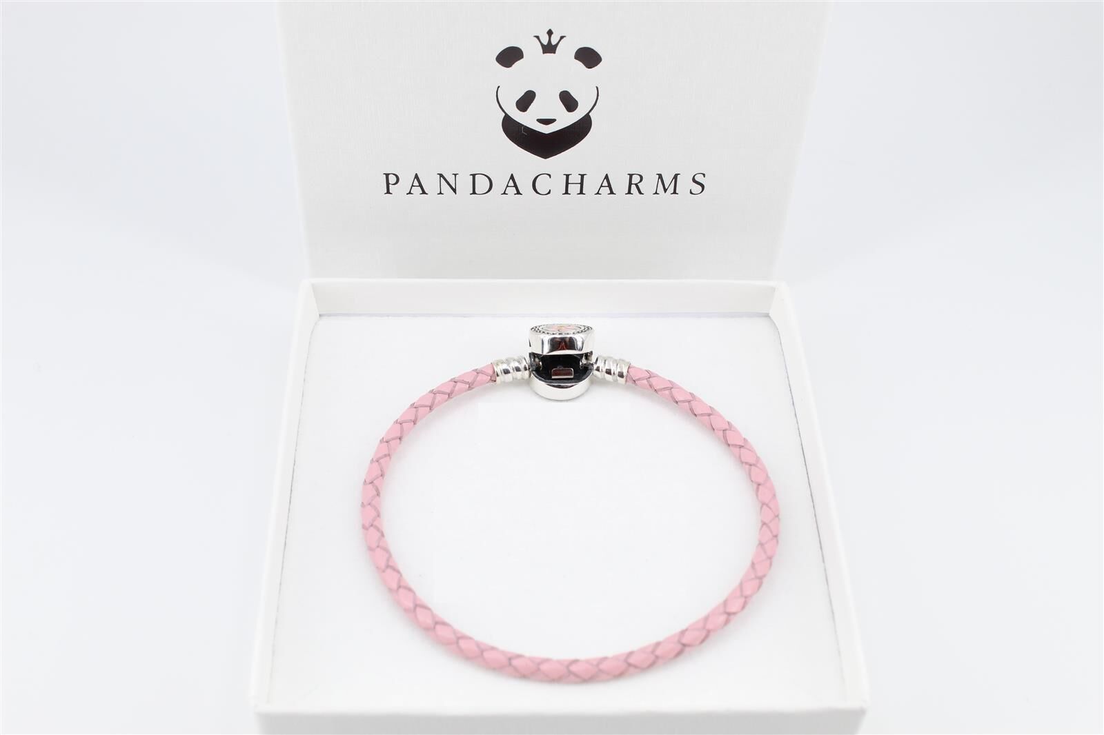 Rosa Leder Charm Armband BLUME 3 B02014-19-damen-leder-armband-rosa-blume-19cm-pic01b.jpg