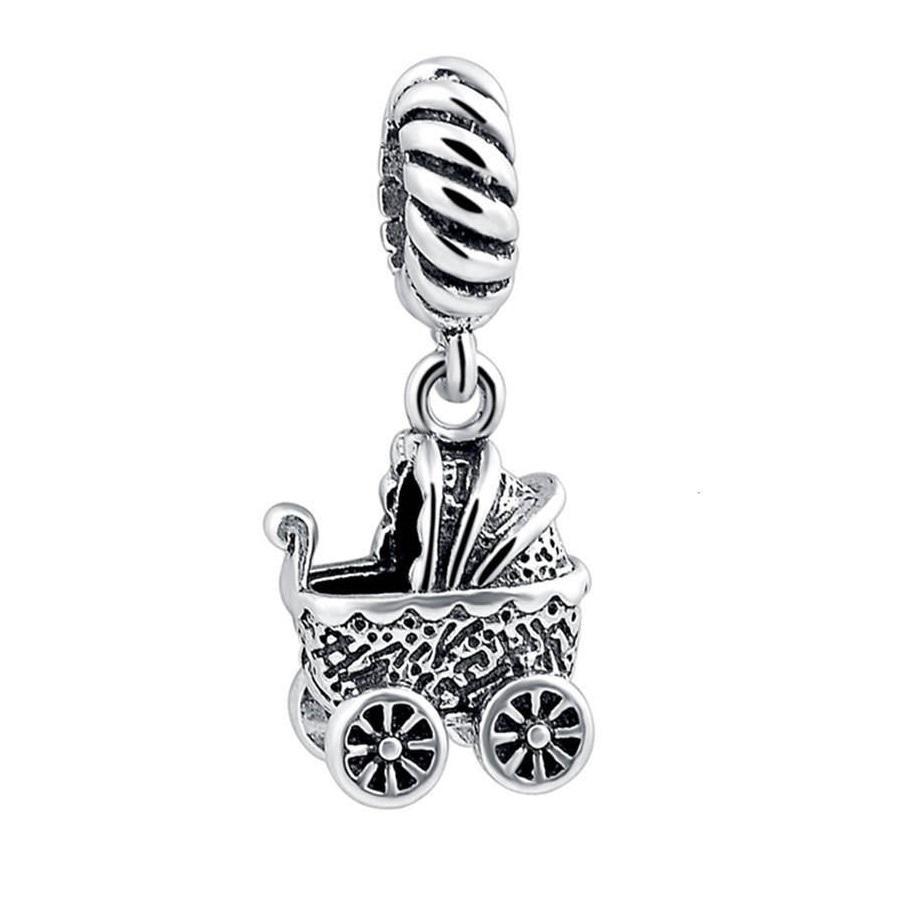 Baby Kinderwagen Charm Anhänger 1 PANDACHARMS Baby Kinderwagen Charm Anhänger, SKU C02098