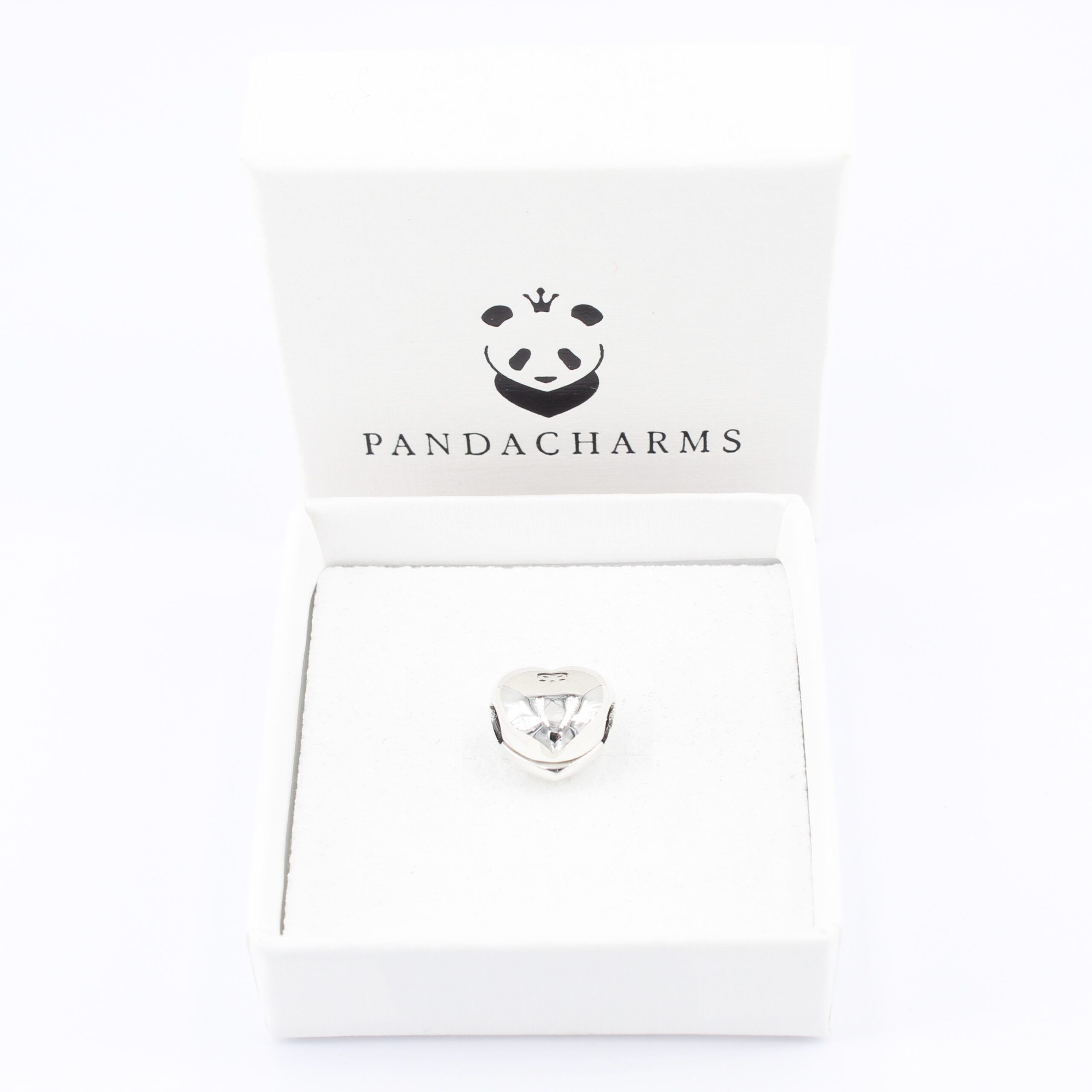 Poliertes Herz Clip Charm 3 Poliertes Herz Clip Charm