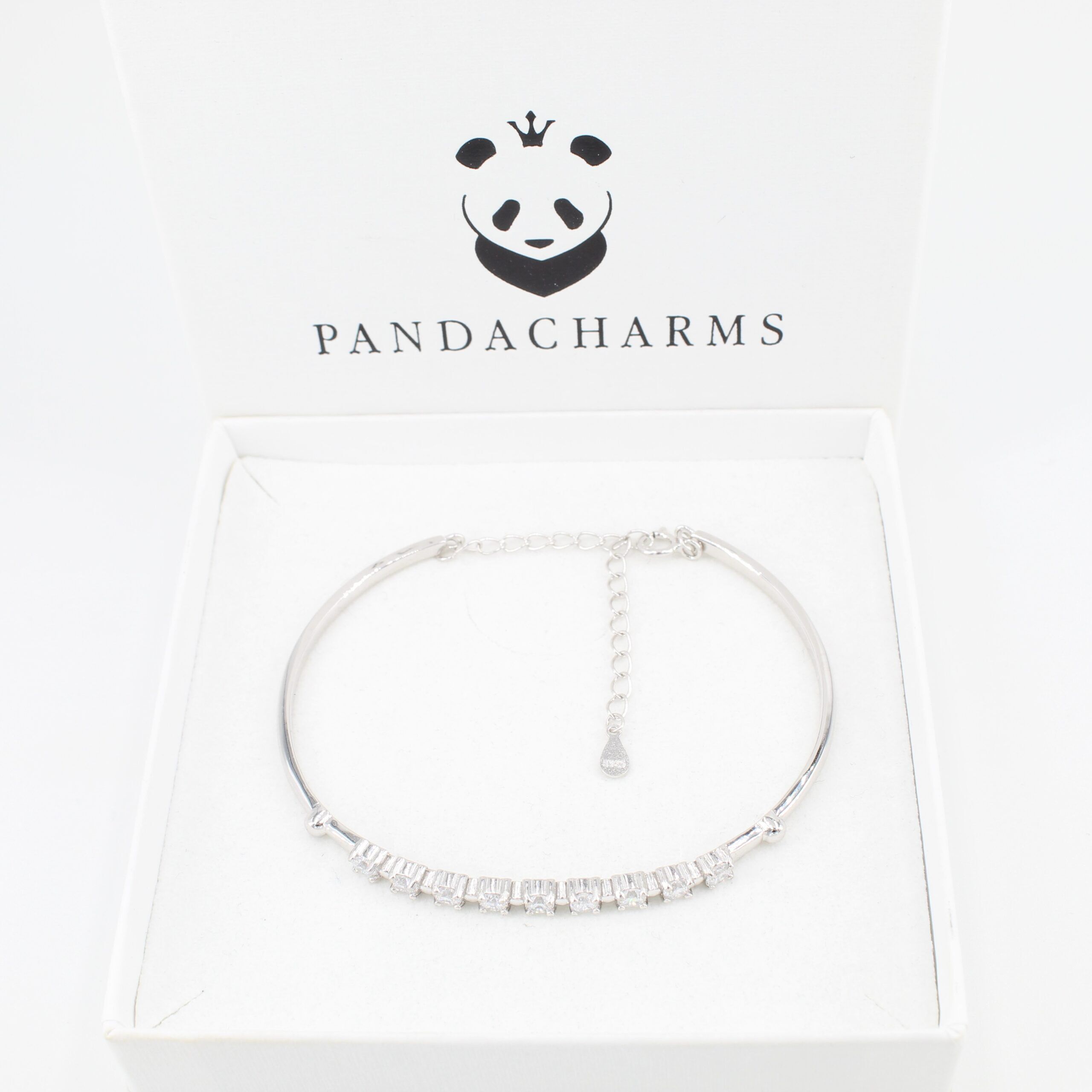 Silber Armband Armreif Nine Diamonds 3 Silber Armband Armreif Nine Diamonds