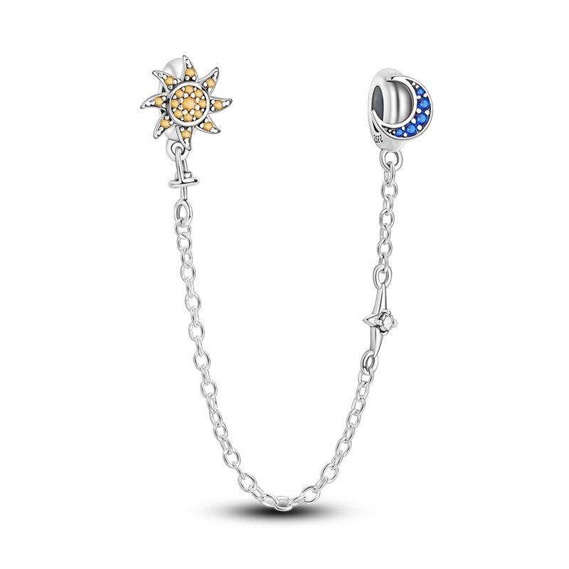 Sonne und Mond Stopper Sicherheitskette 1 PANDACHARMS Sonne und Mond Stopper Sicherheitskette, SKU C04061