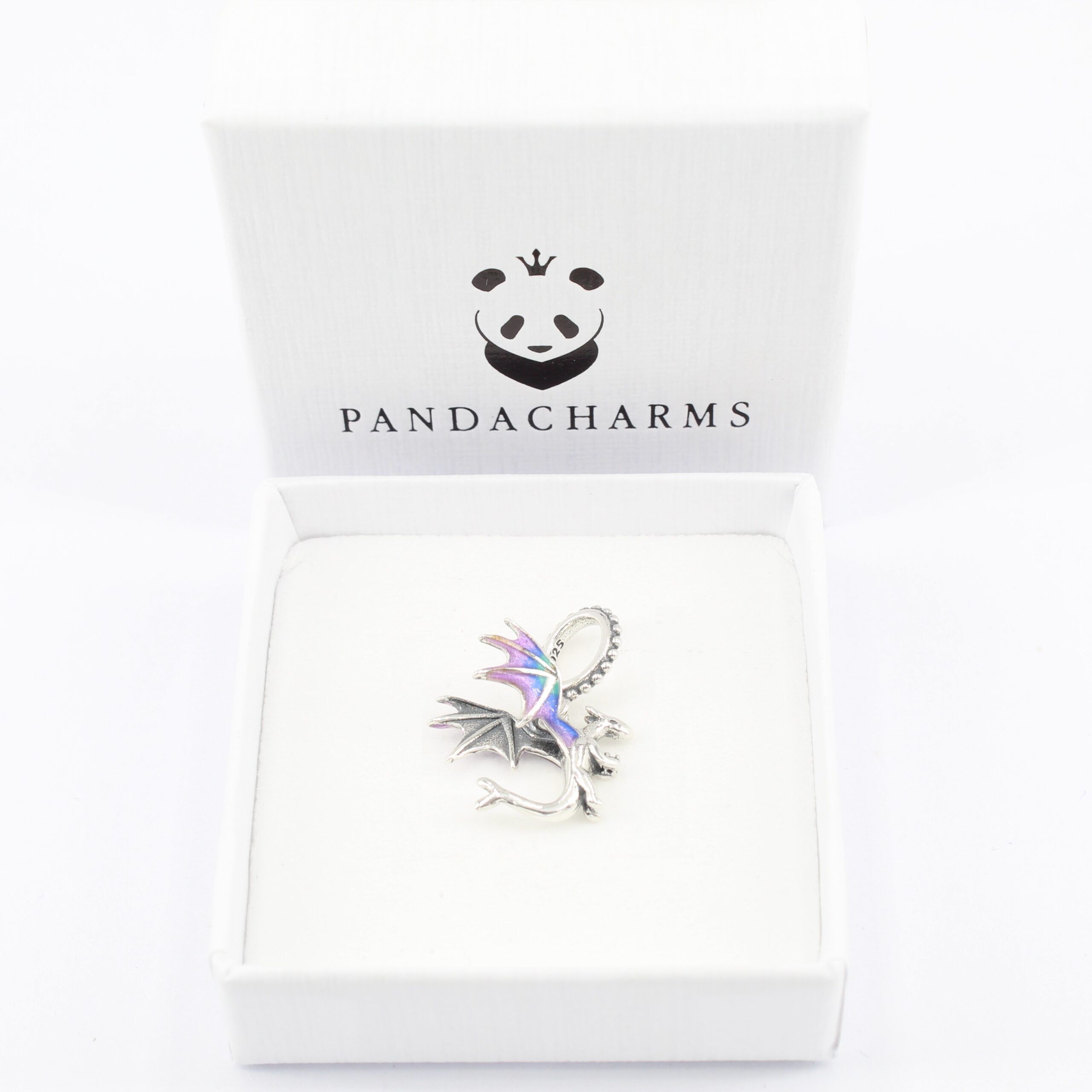 Bunter Drache Charm Anhänger 3 Bunter Drache Charm Anhänger