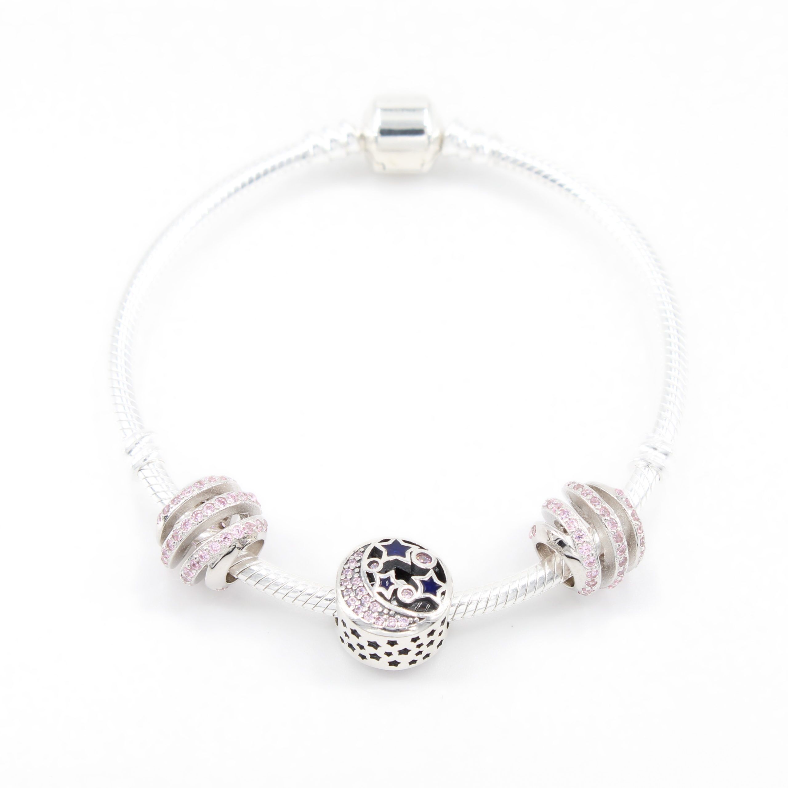 Armband mit Charms Set ZARTE MORGENRÖTE 1 PANDACHARMS Armband mit Charms Set ZARTE MORGENRÖTE, SKU S01015