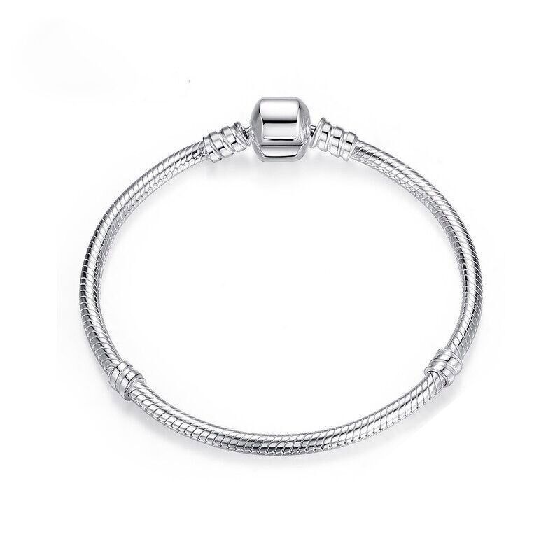 Armband mit Charms Set ZARTE MORGENRÖTE 3 PANDACHARMS Charm Armband aus 925er Silber, SKU B01001