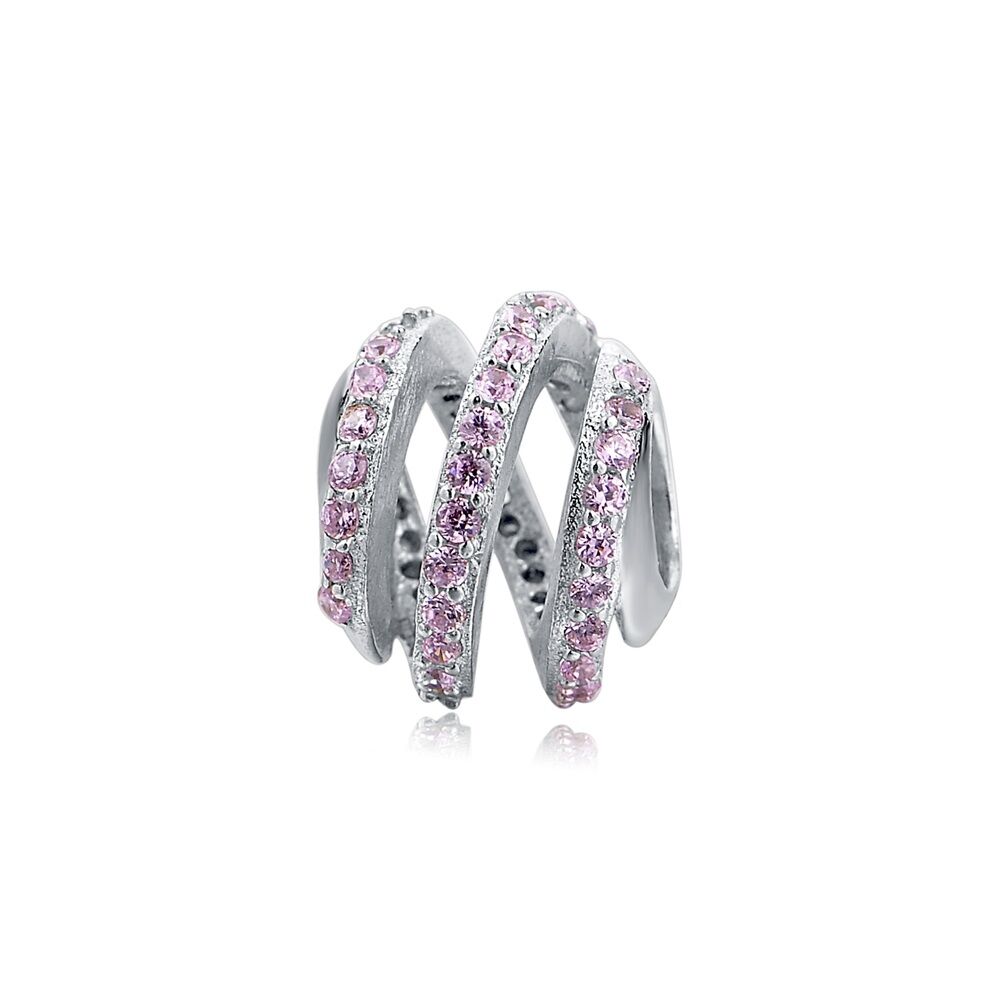 Armband mit Charms Set ZARTE MORGENRÖTE 5 C02009r-rosa-spirale-charm-pic01.jpg