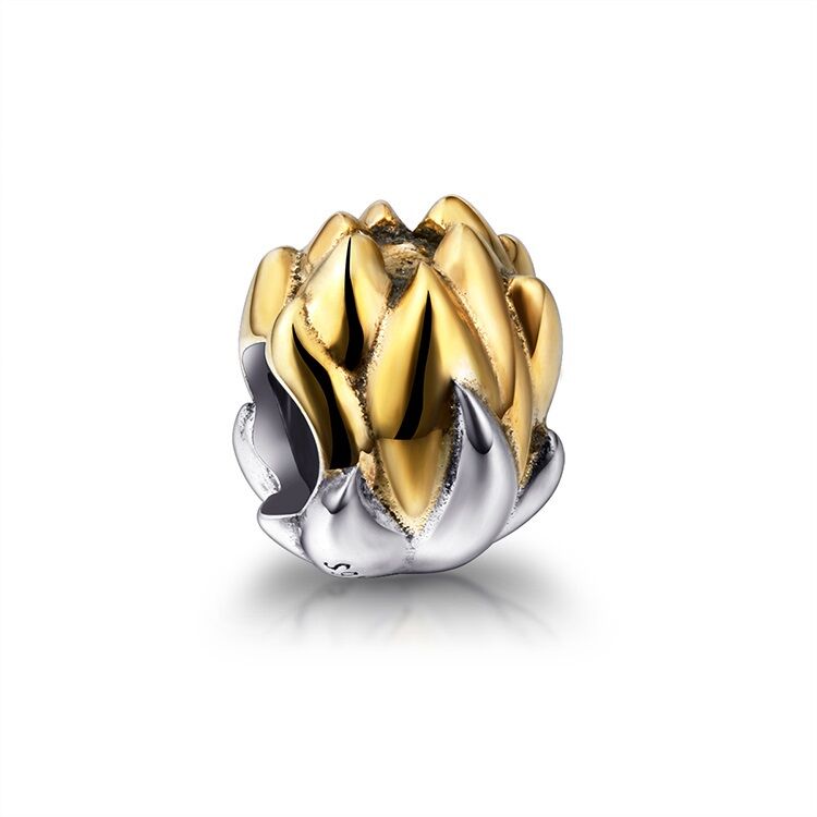 Goldene Seerosenblüte Charm 1 PANDACHARMS Goldene Seerosenblüte Charm, SKU C02091