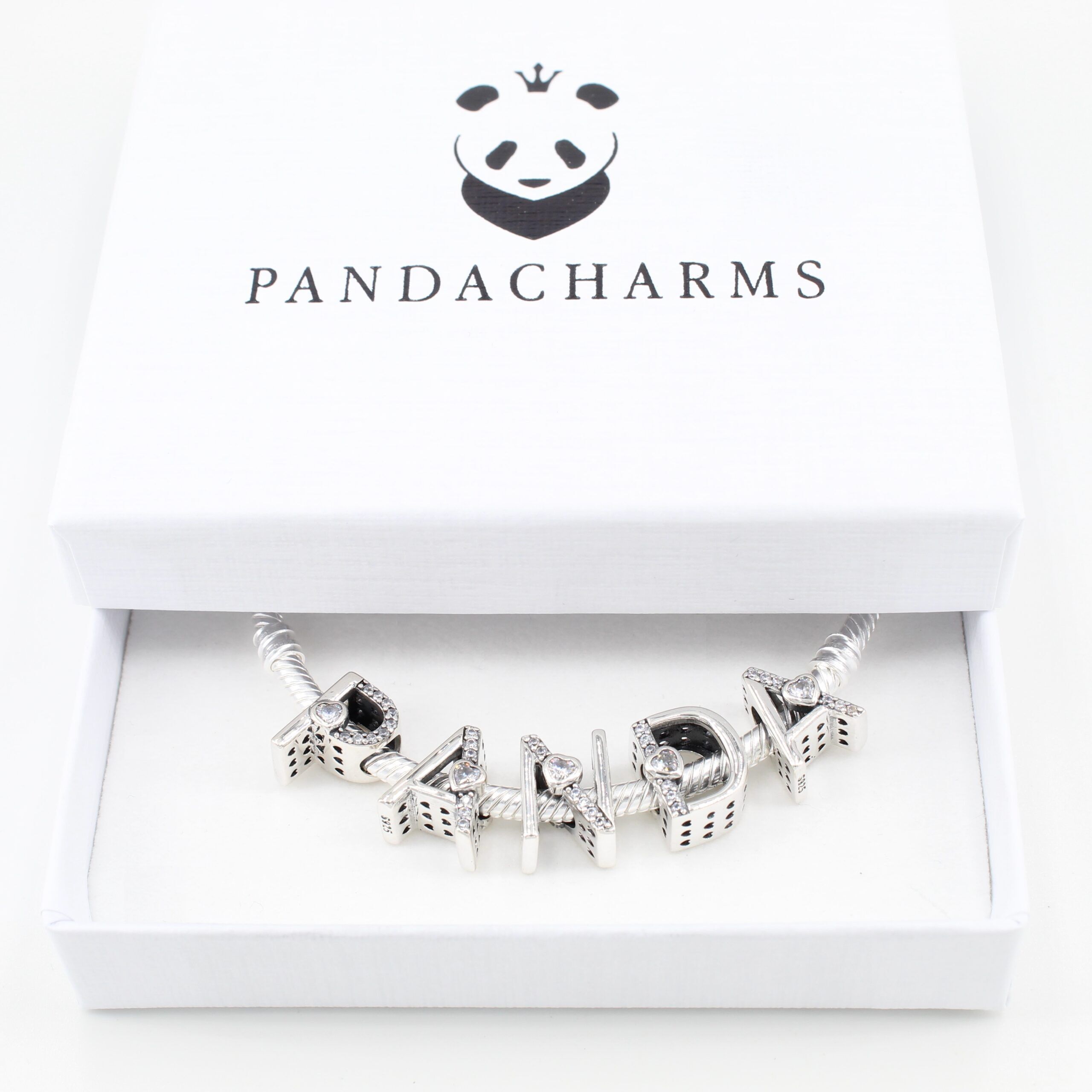 Block Buchstabe Charm 3 Block Buchstabe Charm