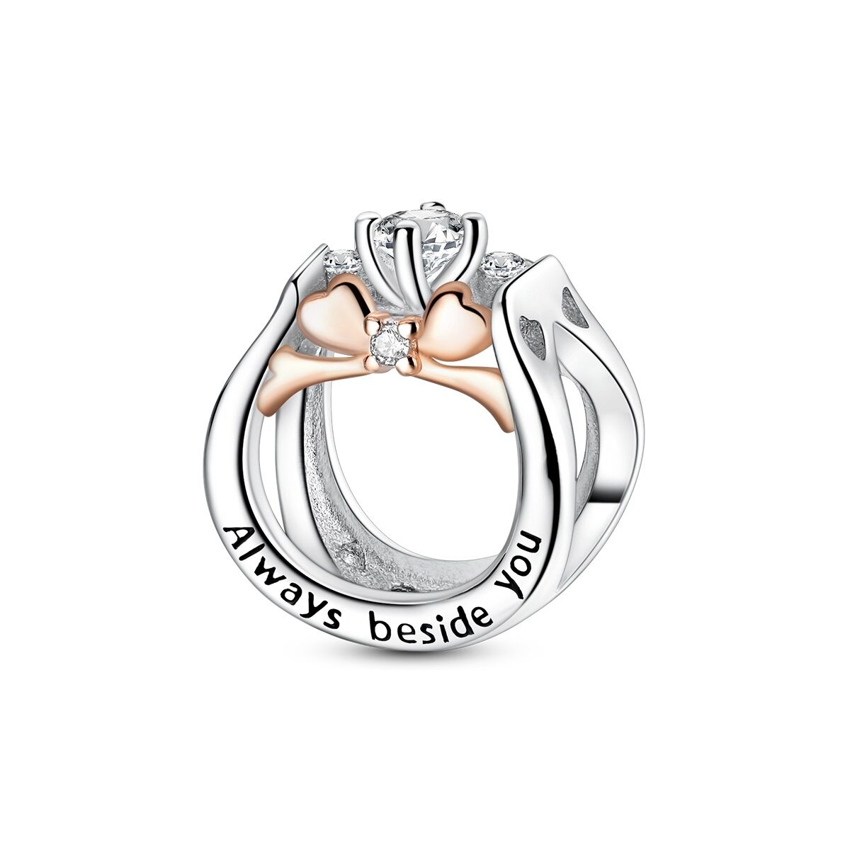 Immer Bei Dir Ring Charm 1 PANDACHARMS Immer Bei Dir Ring Charm, SKU C04089