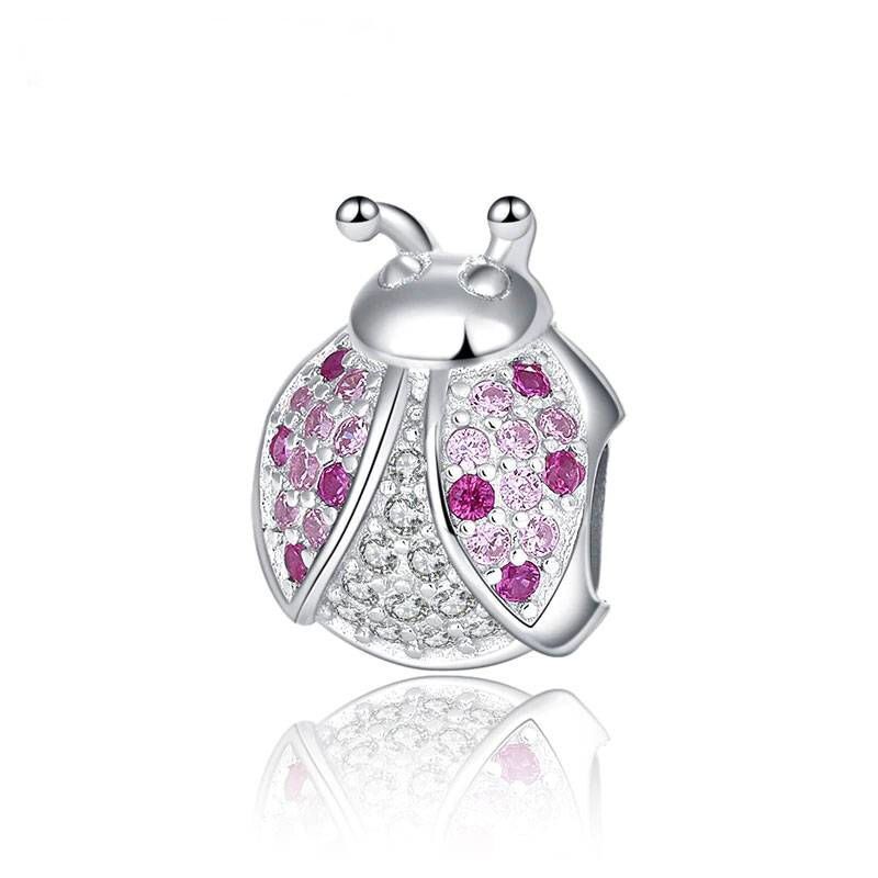 Rosa Marienkäfer Charm 1 PANDACHARMS Rosa Marienkäfer Charm, SKU C03001