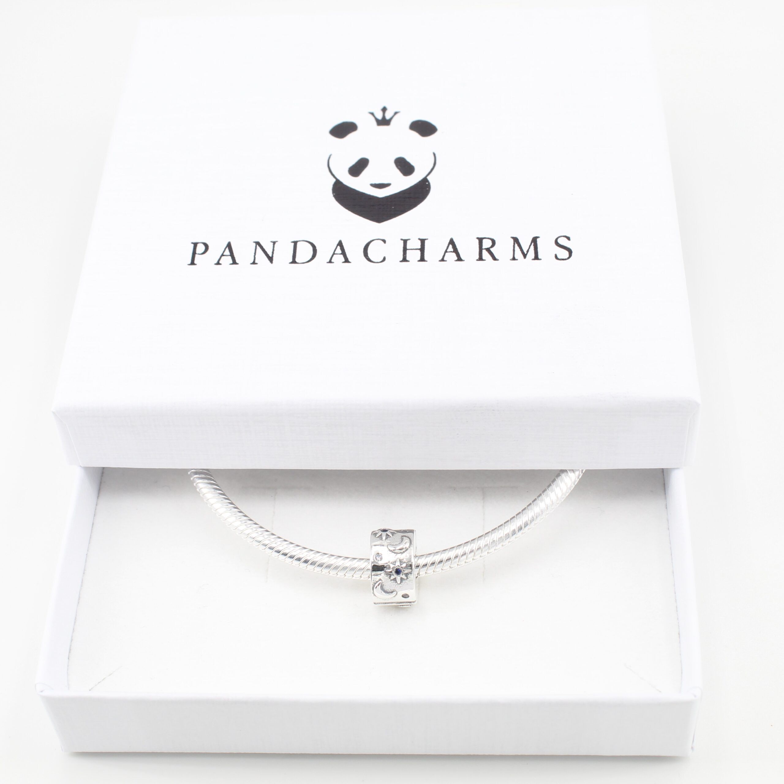 Mond und Sterne Clip Charm 4 Mond und Sterne Clip Charm