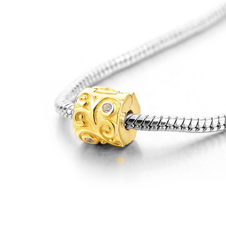 Goldene Zweige des Lebens Clip Charm 4 Goldene Zweige des Lebens Clip Charm