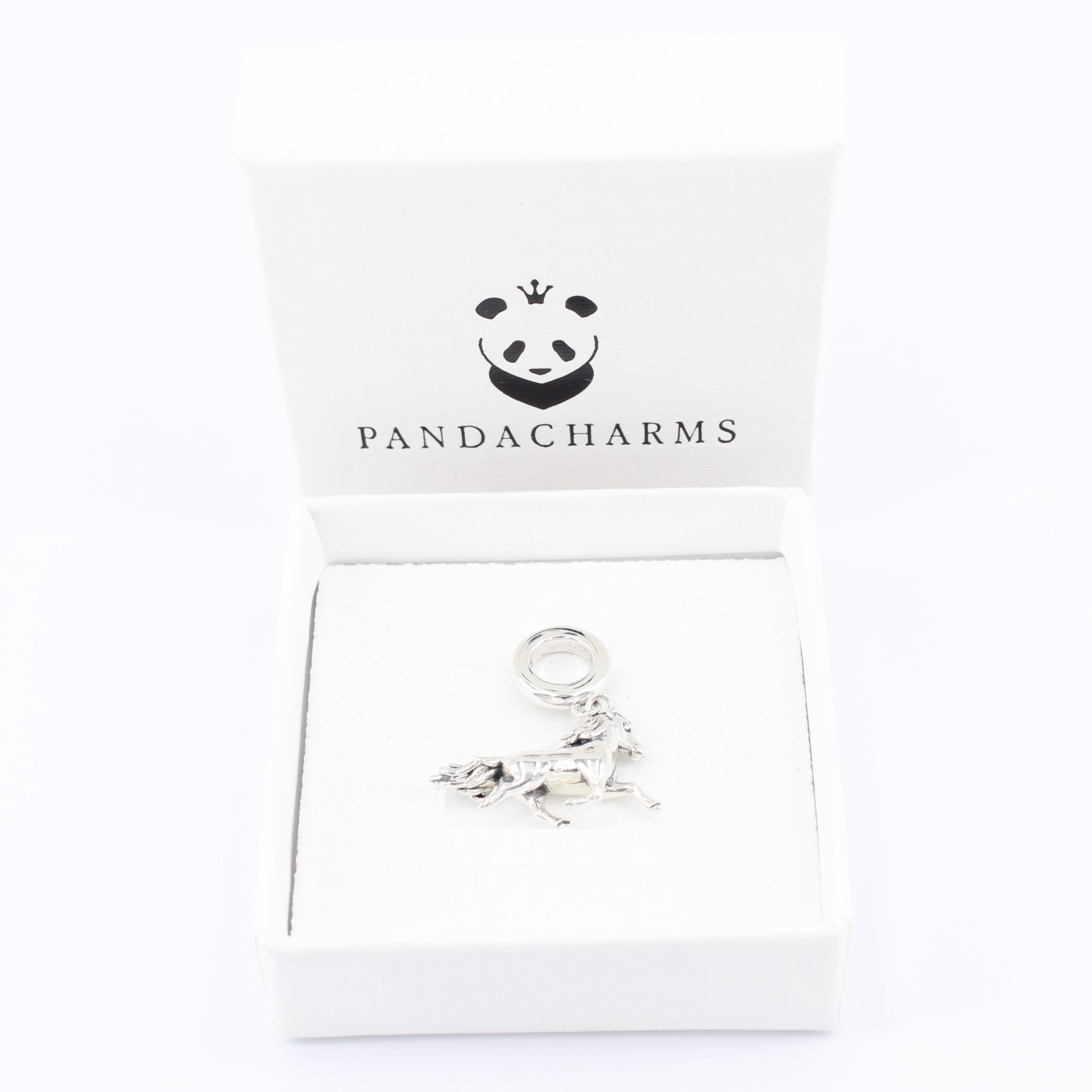 Pferd aus Silber Charm Anhänger 2 Pferd aus Silber Charm Anhänger