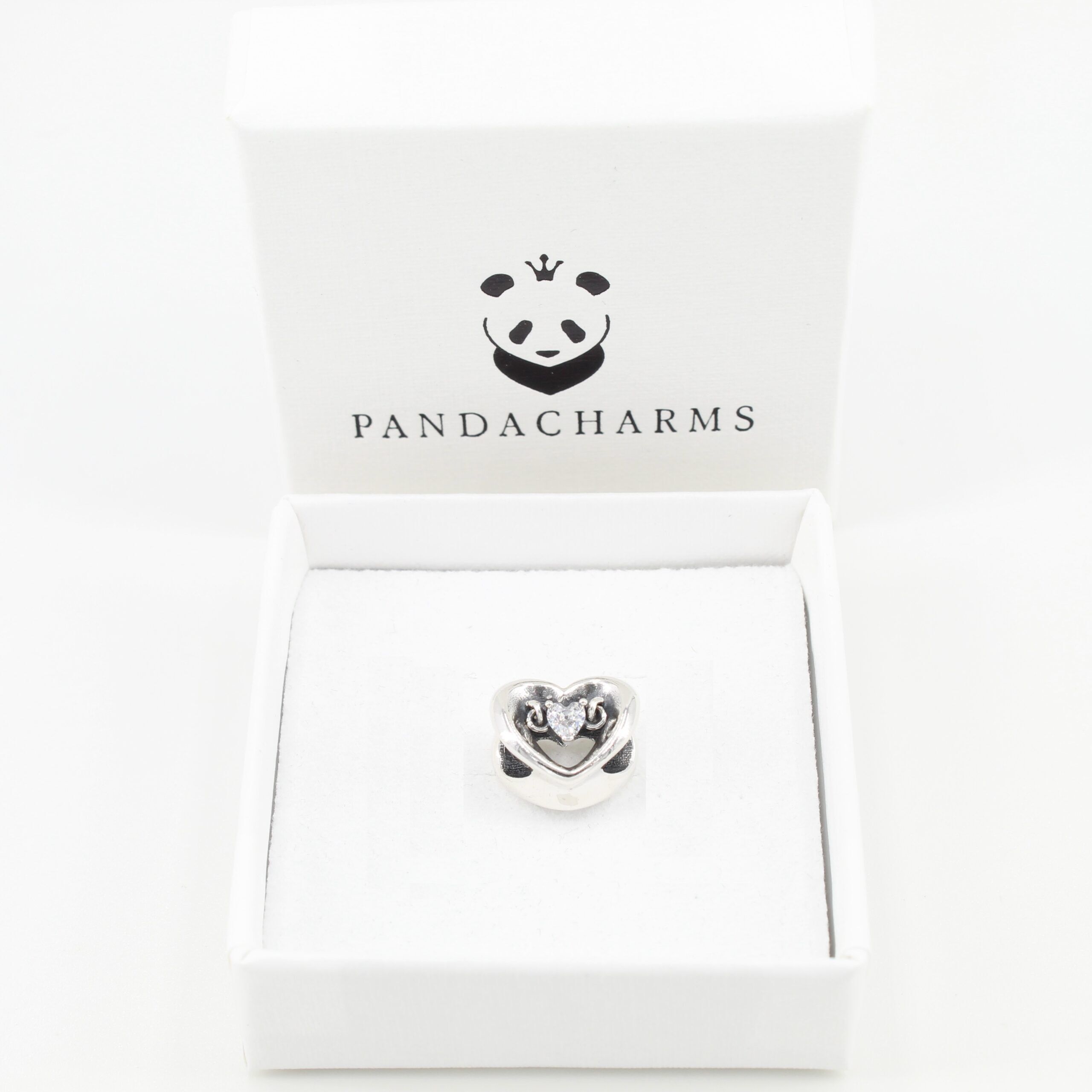 Solitaire Herz Charm 2 Solitaire Herz Charm