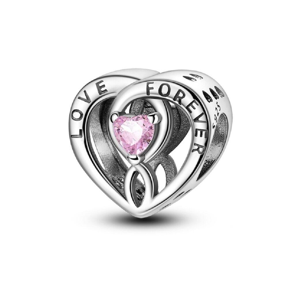 Love Forever Always There Herz Charm 1 PANDACHARMS Love Forever Always There Herz Charm, SKU C04020
