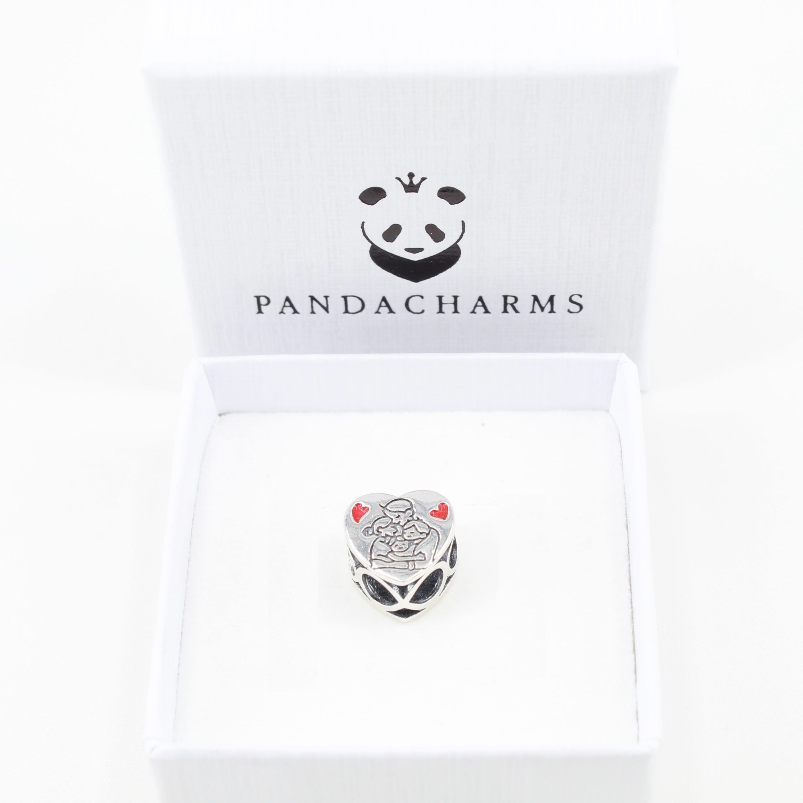 Glückliche Familie mit Herzen Charm 3 Glückliche Familie mit Herzen Charm