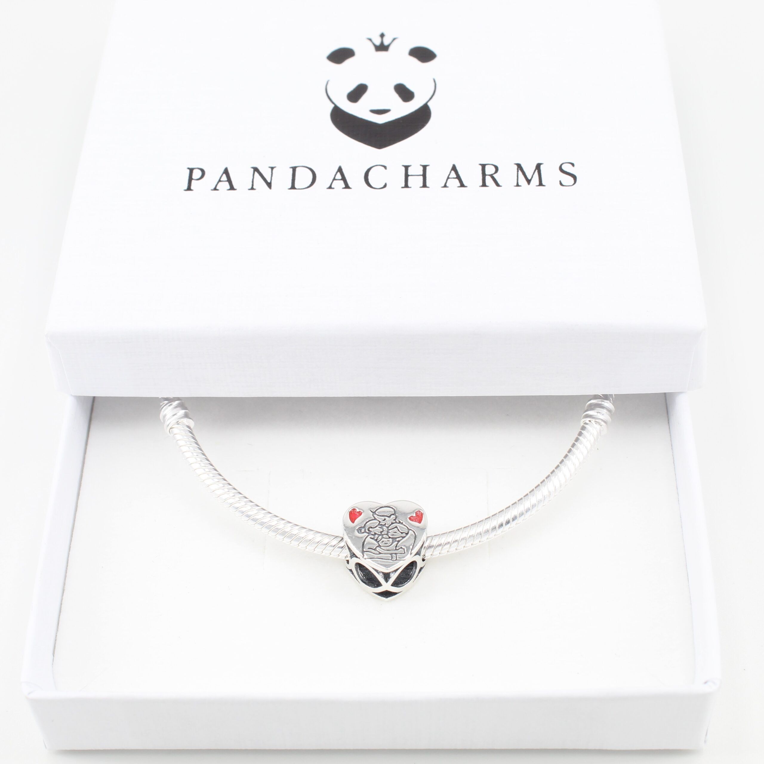 Glückliche Familie mit Herzen Charm 5 Glückliche Familie mit Herzen Charm