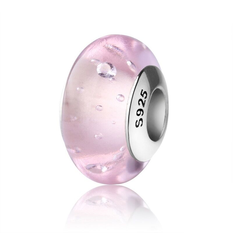 Armband mit Charms Set PINK LOVE LUXURY 6 C02052r-rosa-luftblasen-glas-charm-pic01.jpg