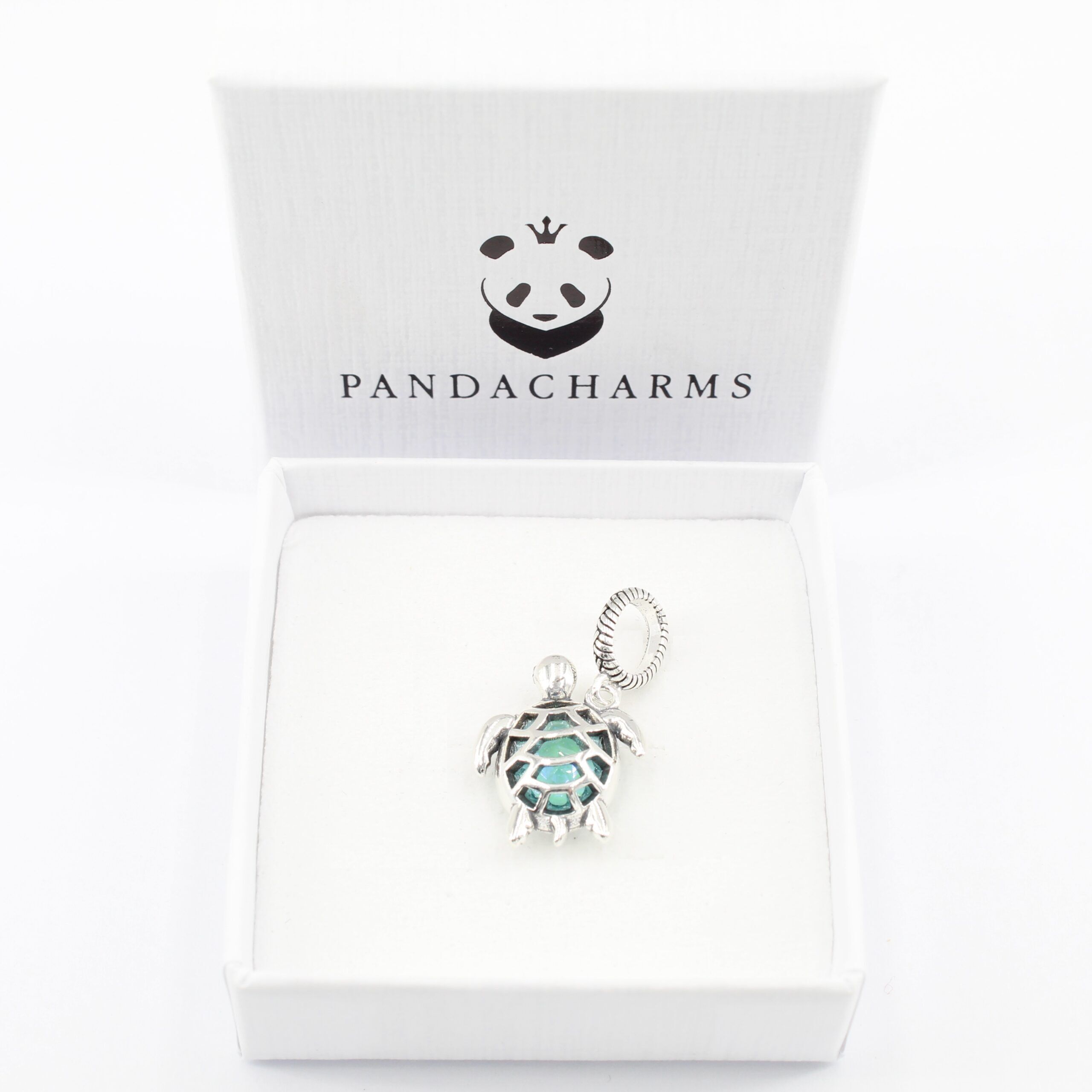 Perlmuttfarbene Wasserschildkröte Charm Anhänger 3 Perlmuttfarbene Wasserschildkröte Charm Anhänger