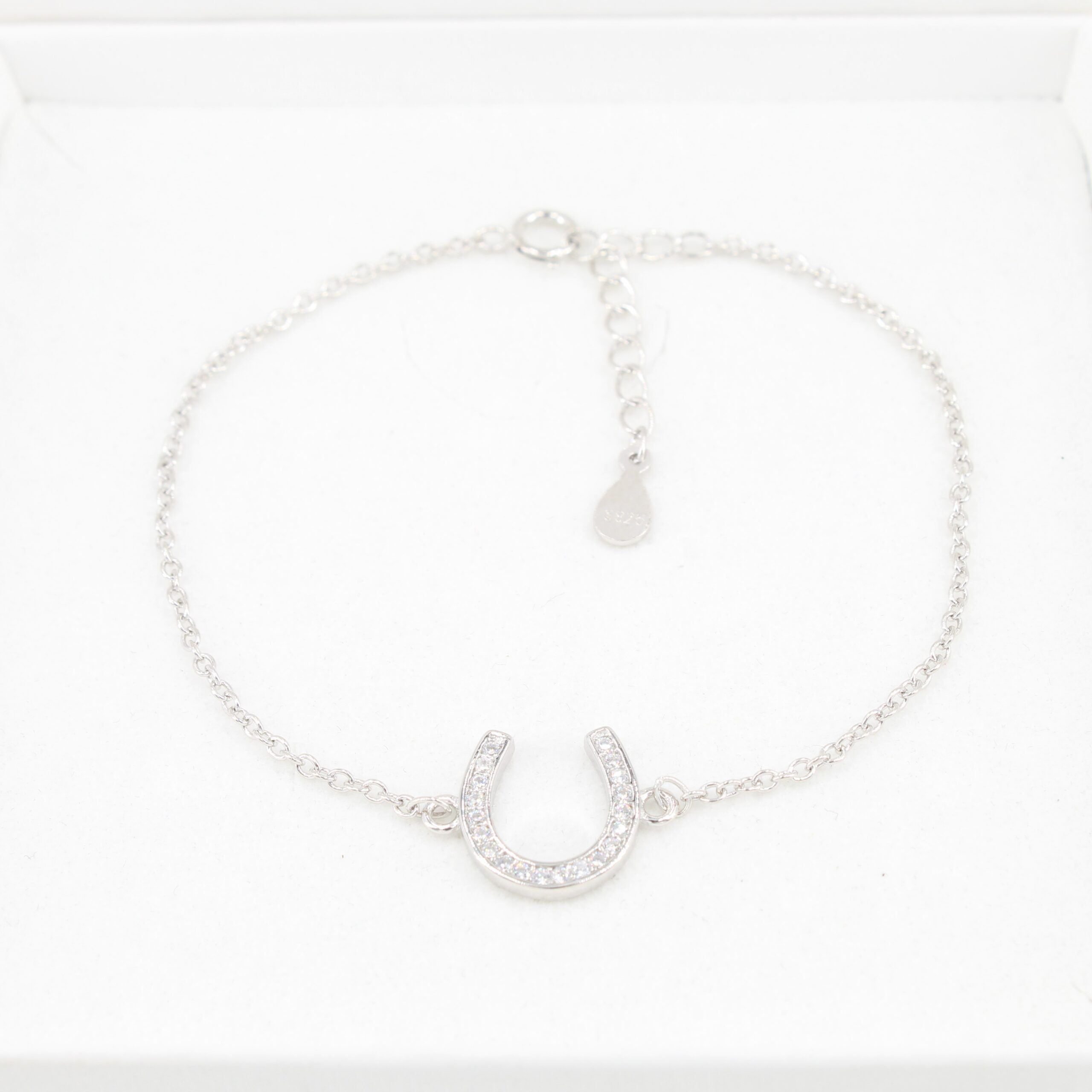 Silber Armband Armkettchen mit Hufeisen 2 Silber Armband Armkettchen mit Hufeisen