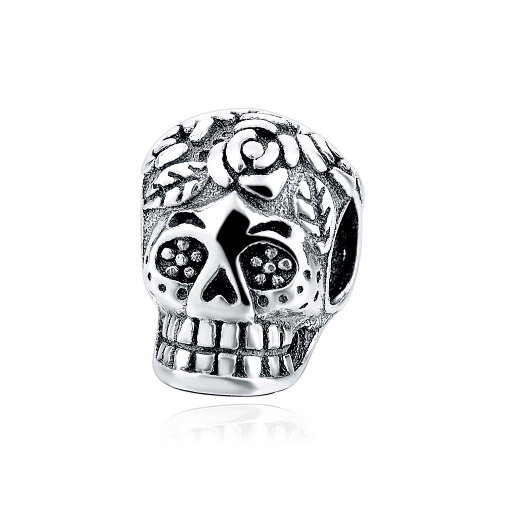 Mexikanischer Totenkopf Charm 1 PANDACHARMS Mexikanischer Totenkopf Charm, SKU C02021