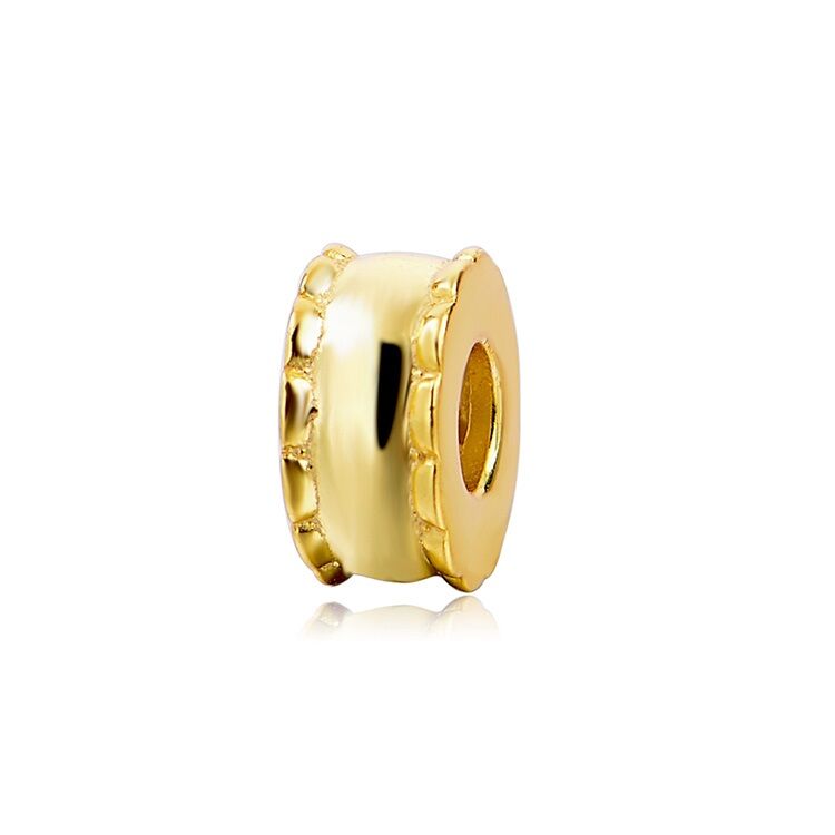 Goldenes Kugelband Zwischenelement Charm 1 PANDACHARMS Goldenes Kugelband Zwischenelement Charm, SKU C02090