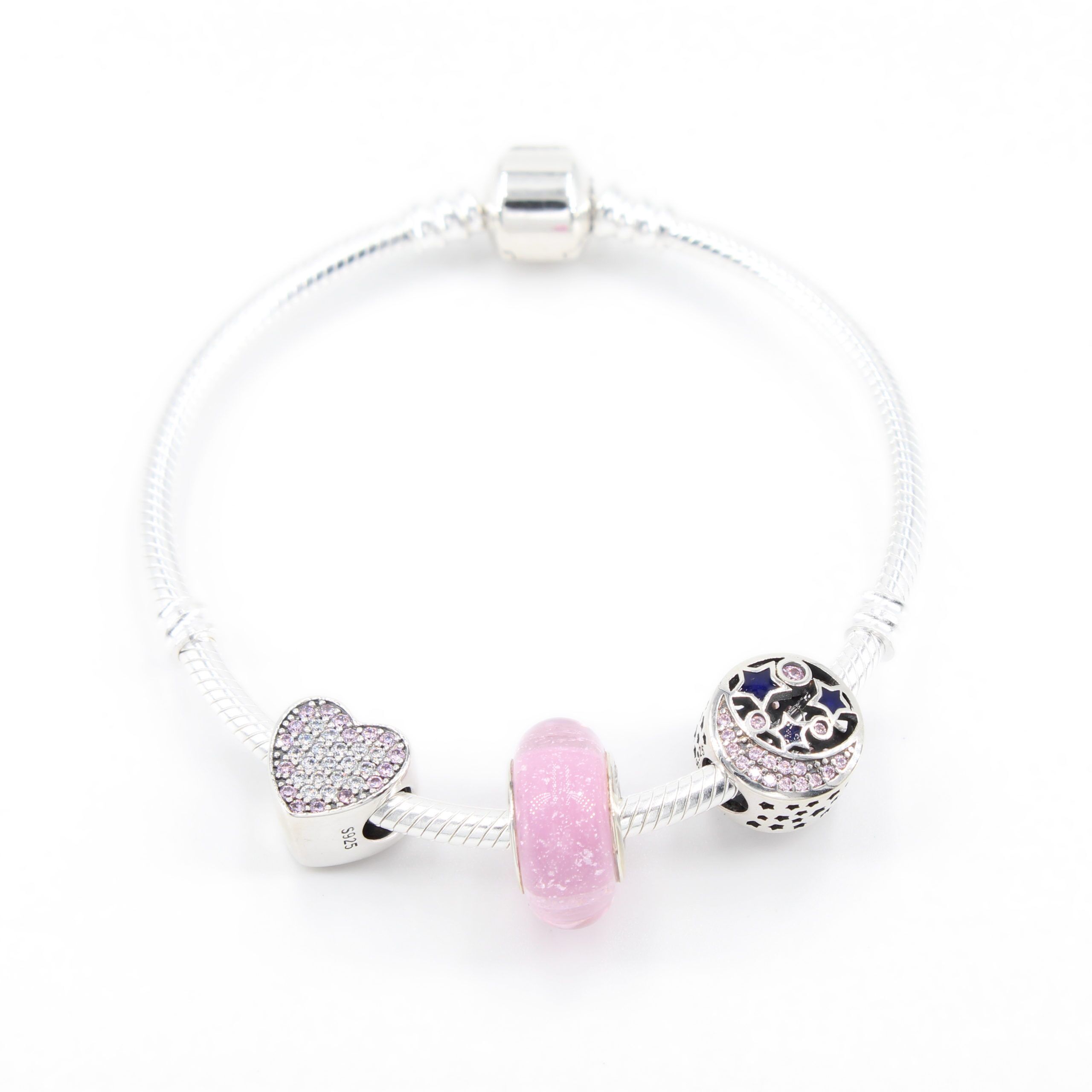 Armband mit Charms Set ROMANTISCHE LIEBE 1 PANDACHARMS Armband mit Charms Set ROMANTISCHE LIEBE, SKU S01026