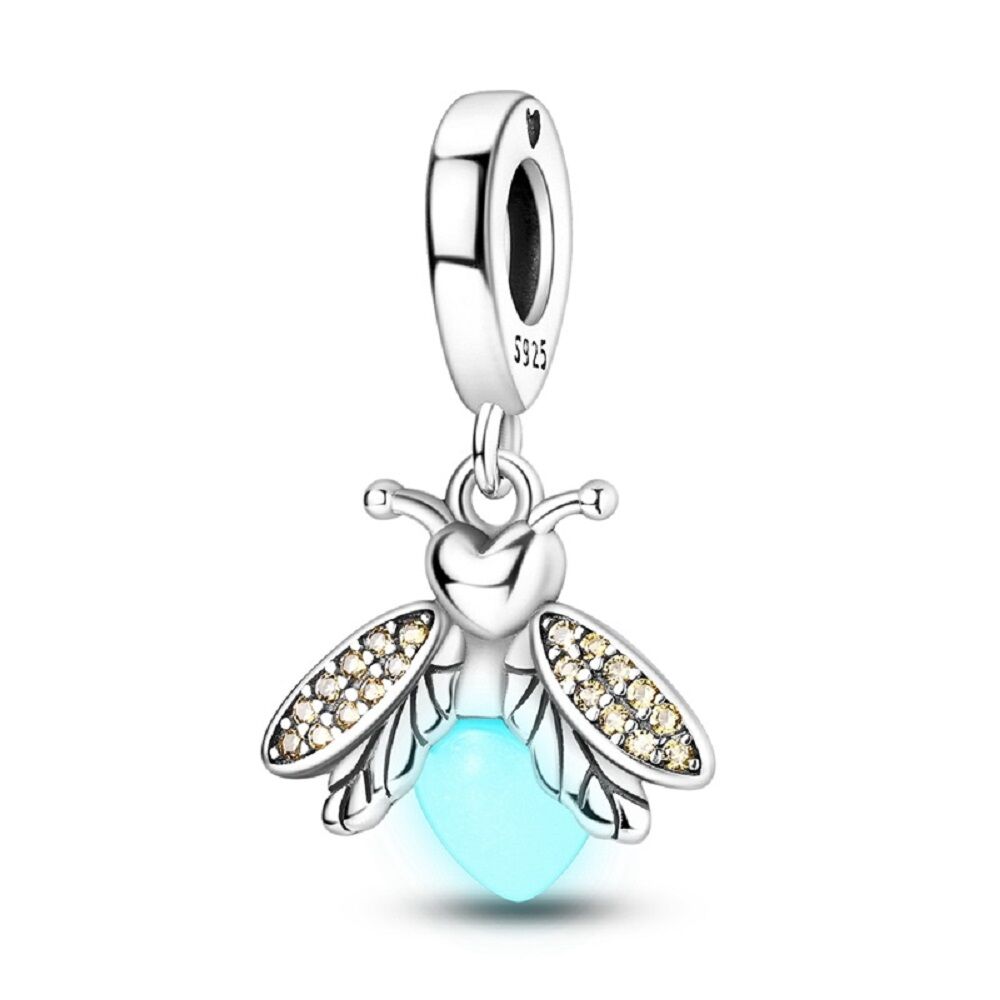 Leuchtendes Glühwürmchen Charm Anhänger 1 PANDACHARMS Leuchtendes Glühwürmchen Charm Anhänger, SKU C04012