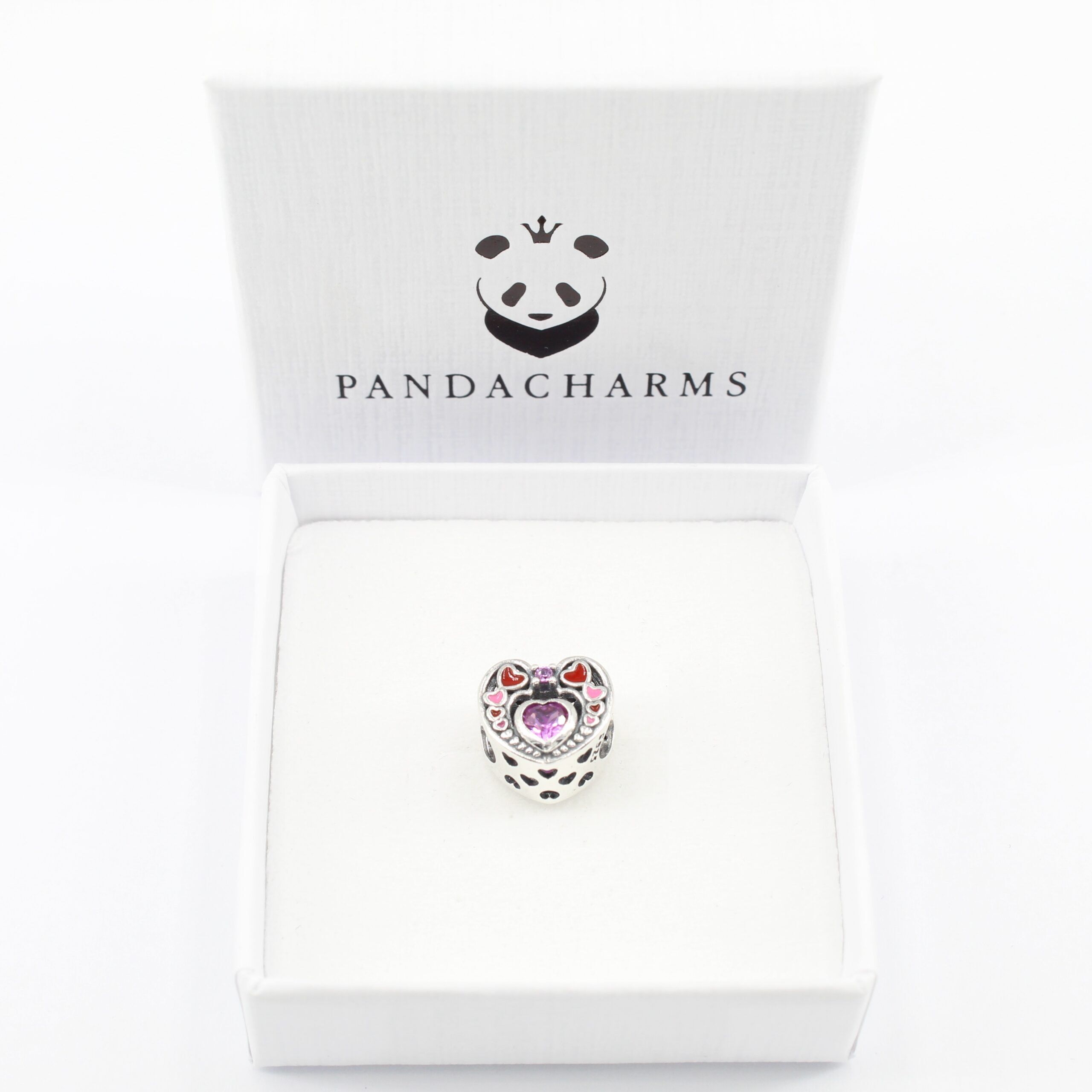 Pinke Herzgeschenke Charm 2 Pinke Herzgeschenke Charm
