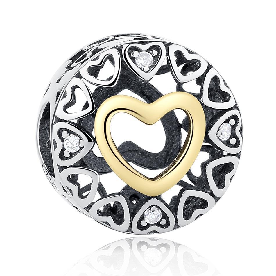 Geliebtes Herz Charm 1 PANDACHARMS Geliebtes Herz Charm, SKU C01010
