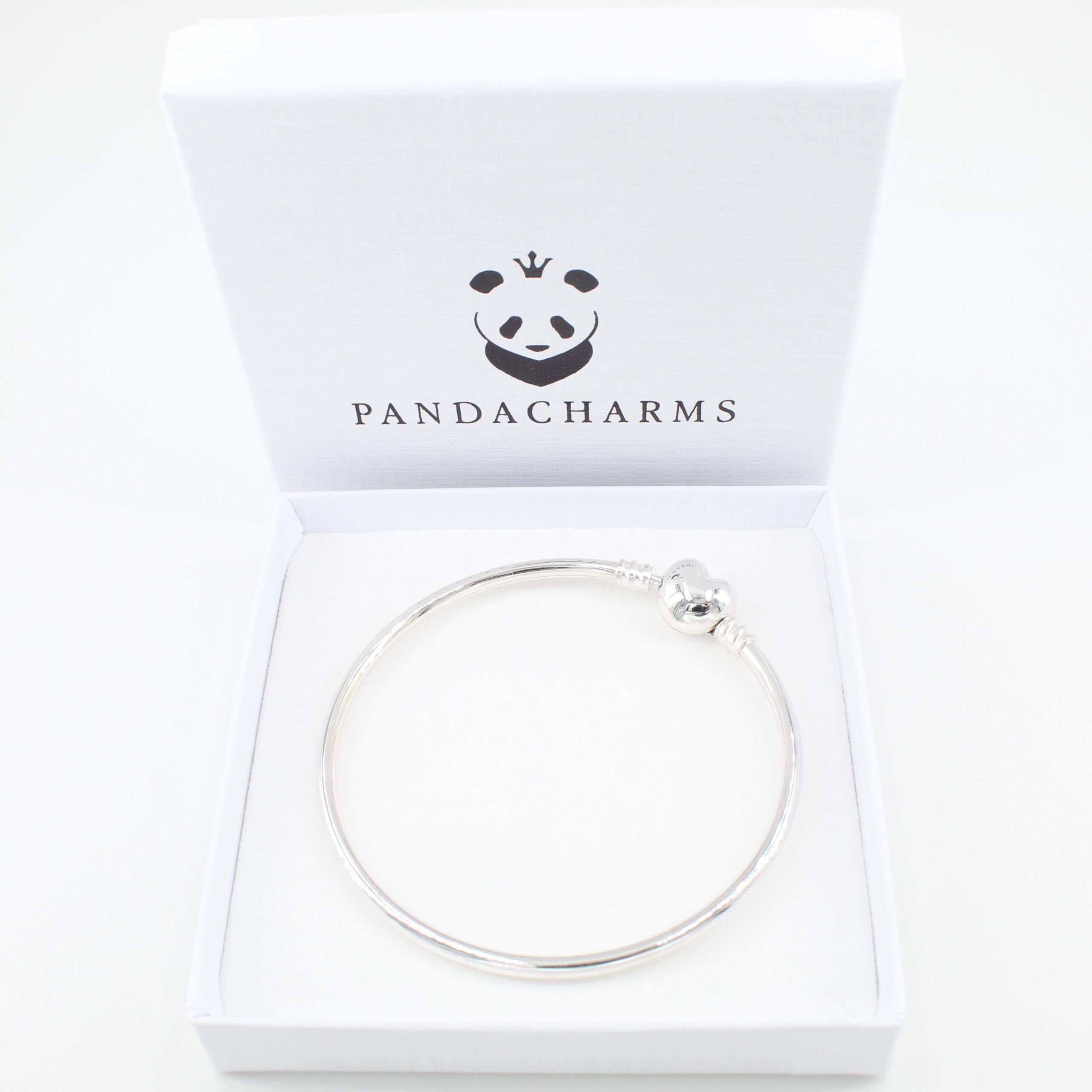 Armreif für Charms mit Herzverschluss 2 Armreif für Charms mit Herzverschluss
