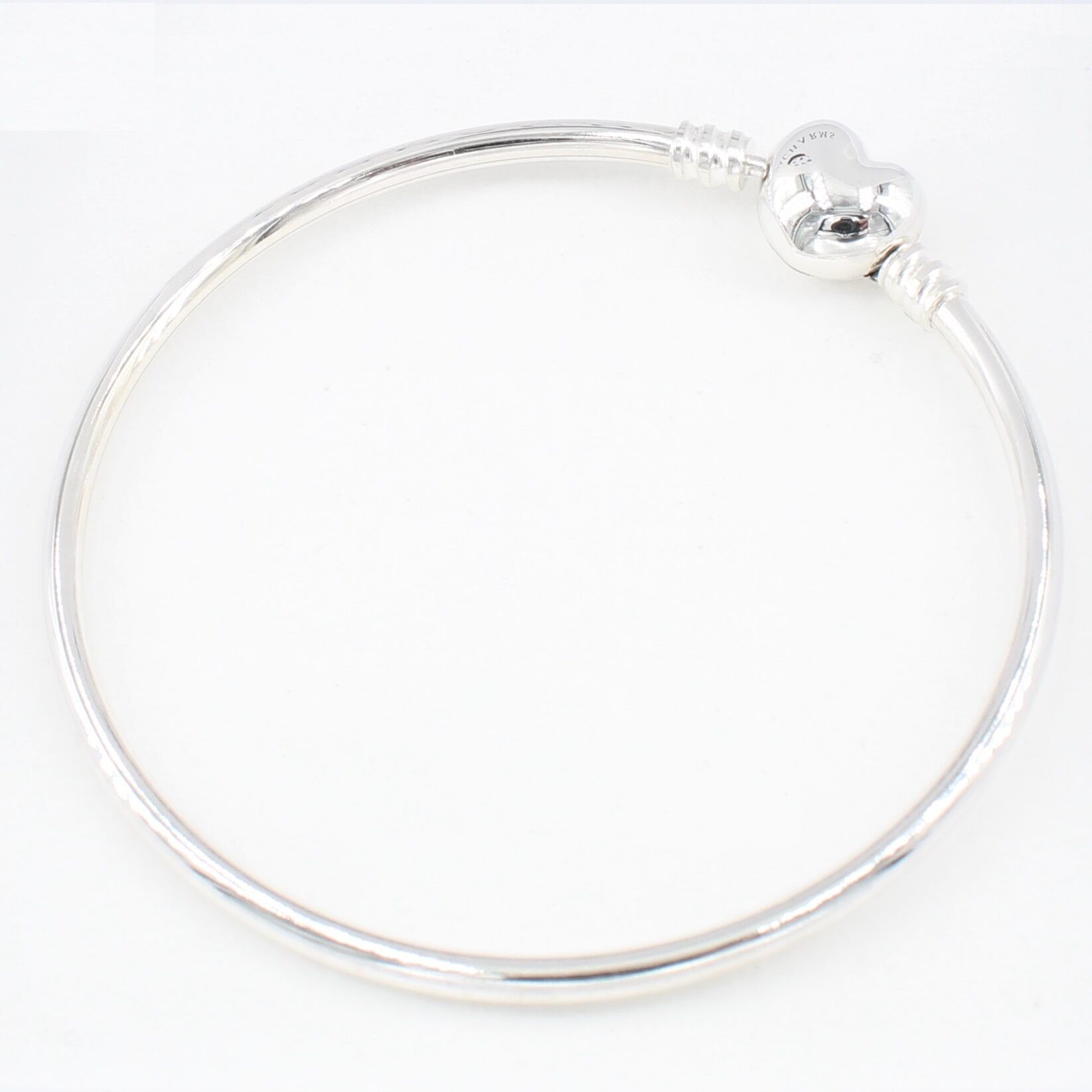 Armreif für Charms mit Herzverschluss 4 Armreif für Charms mit Herzverschluss
