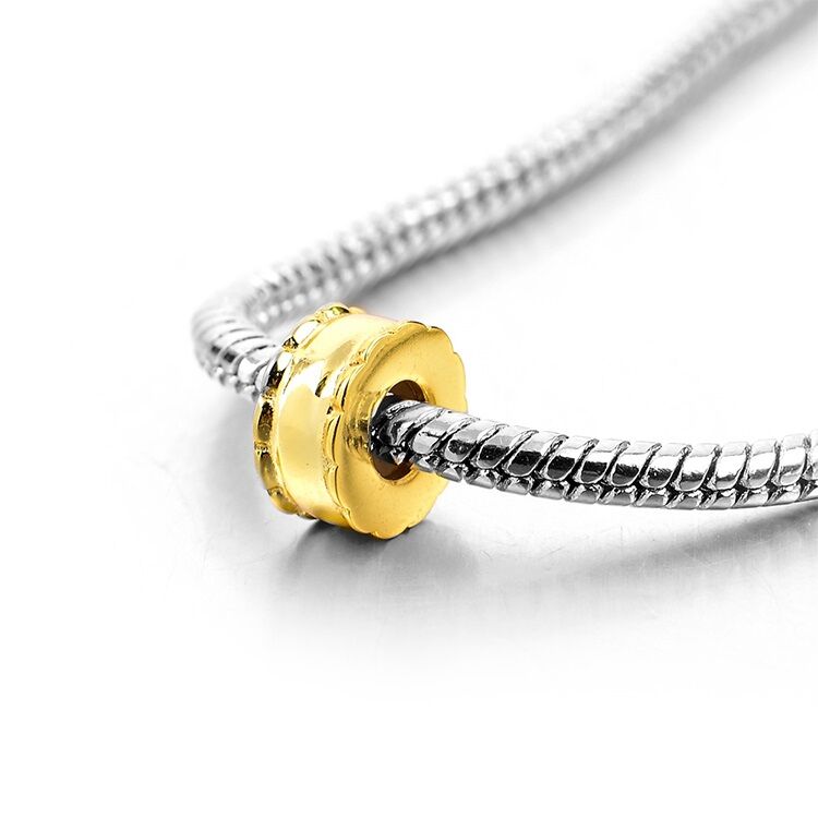 Goldenes Kugelband Zwischenelement Charm 2 Goldenes Kugelband Zwischenelement Charm