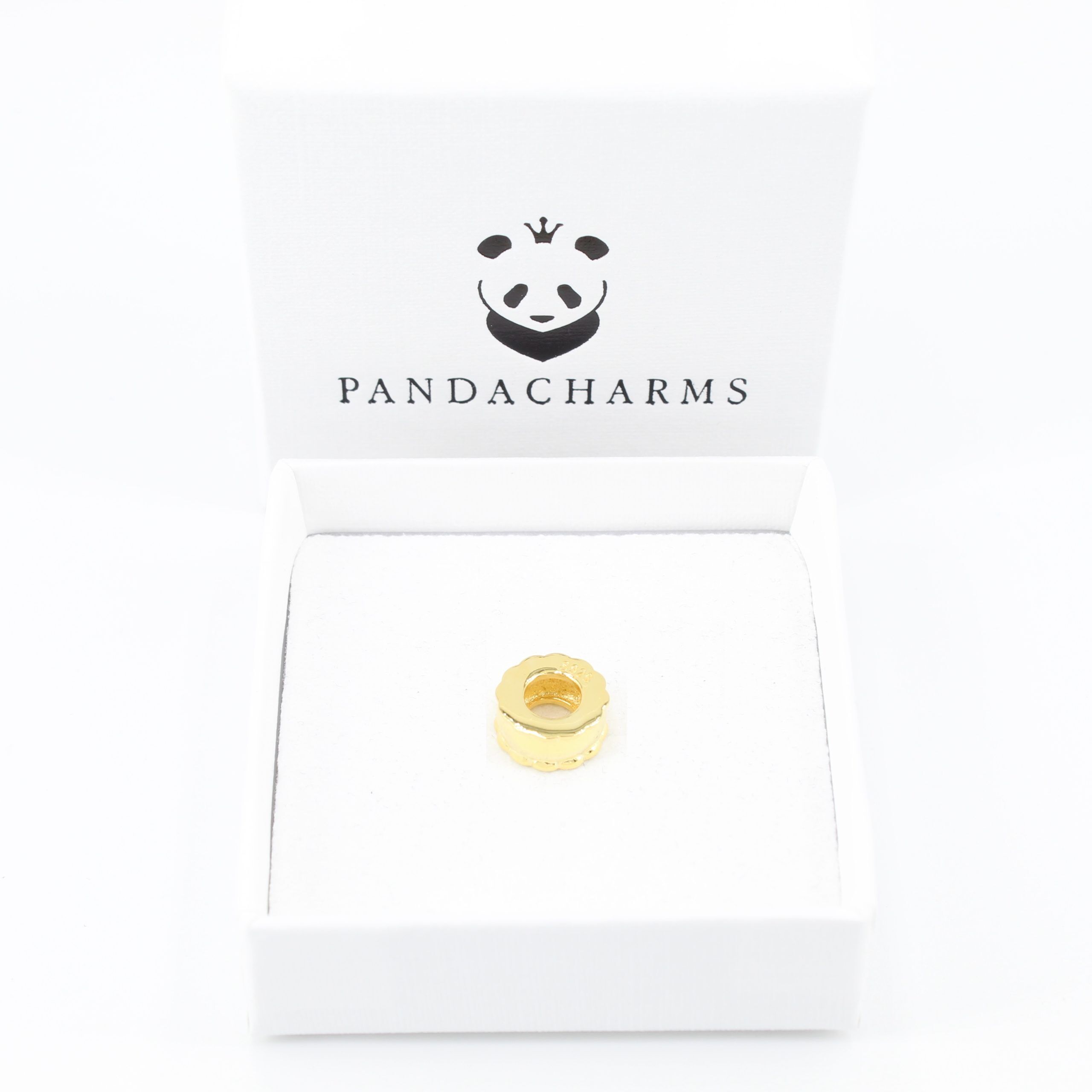 Goldenes Kugelband Zwischenelement Charm 3 Goldenes Kugelband Zwischenelement Charm