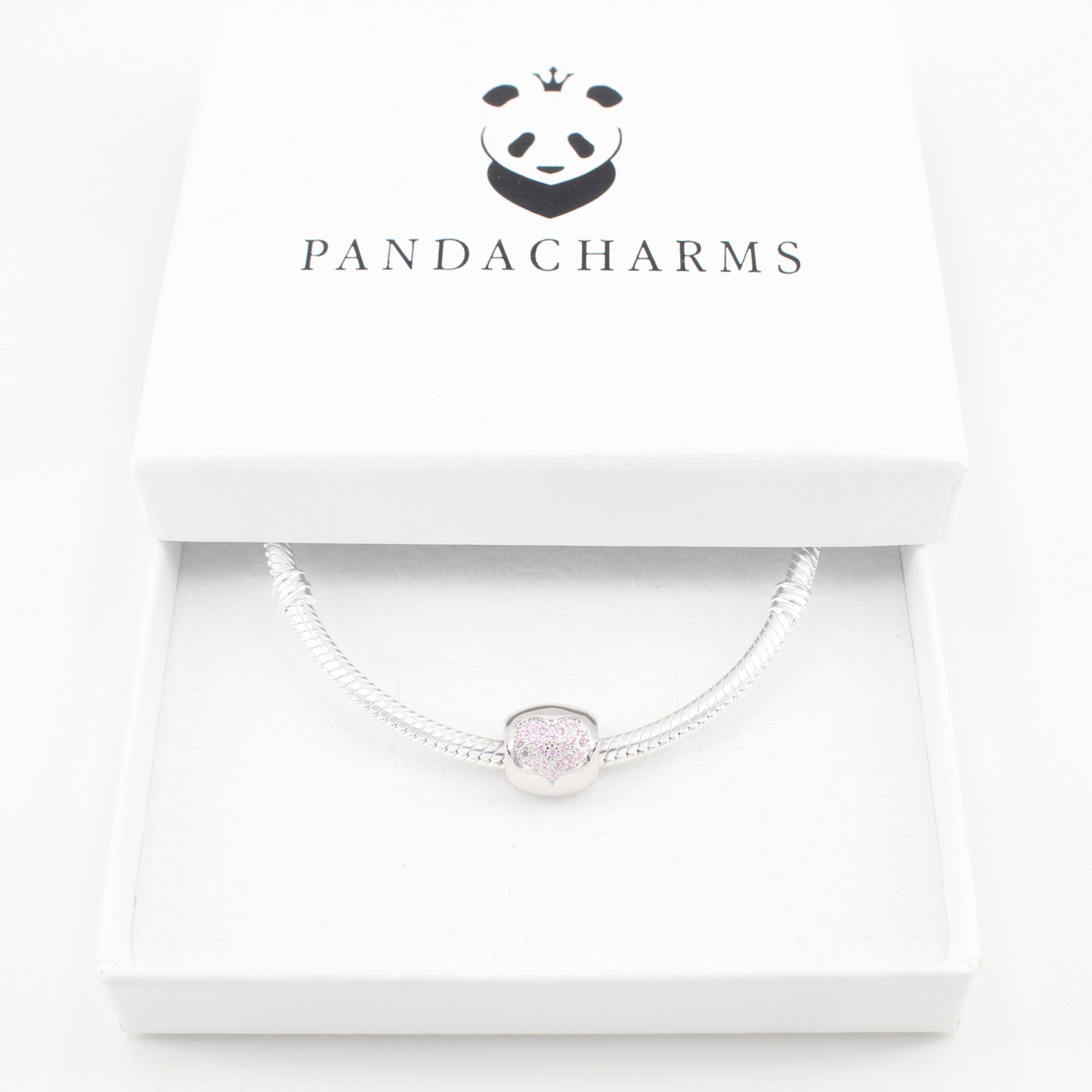 Hellrosa Herz Charm 3 Hellrosa Herz Charm