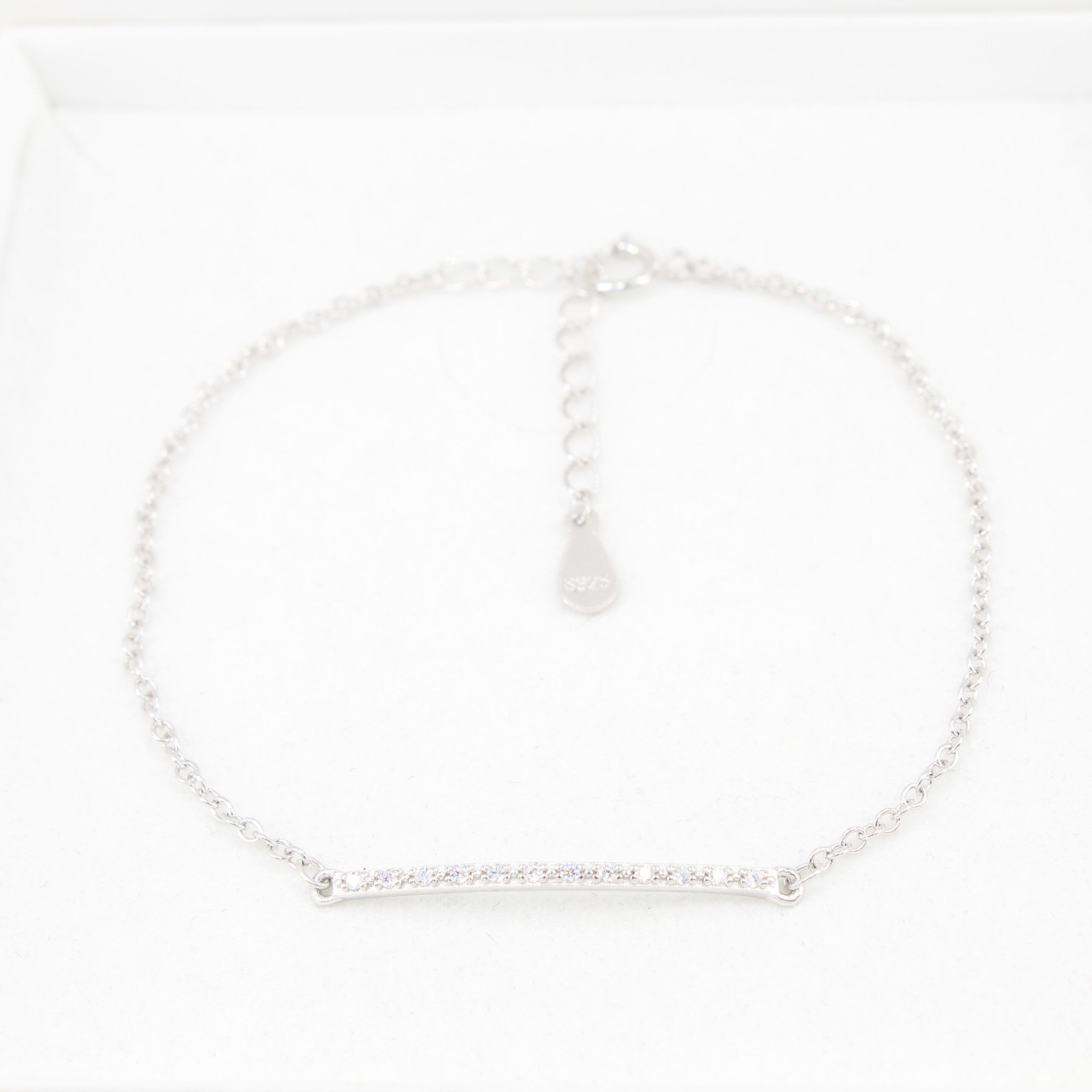 Silber Armband Armkettchen Diamond Line 2 Silber Armband Armkettchen Diamond Line