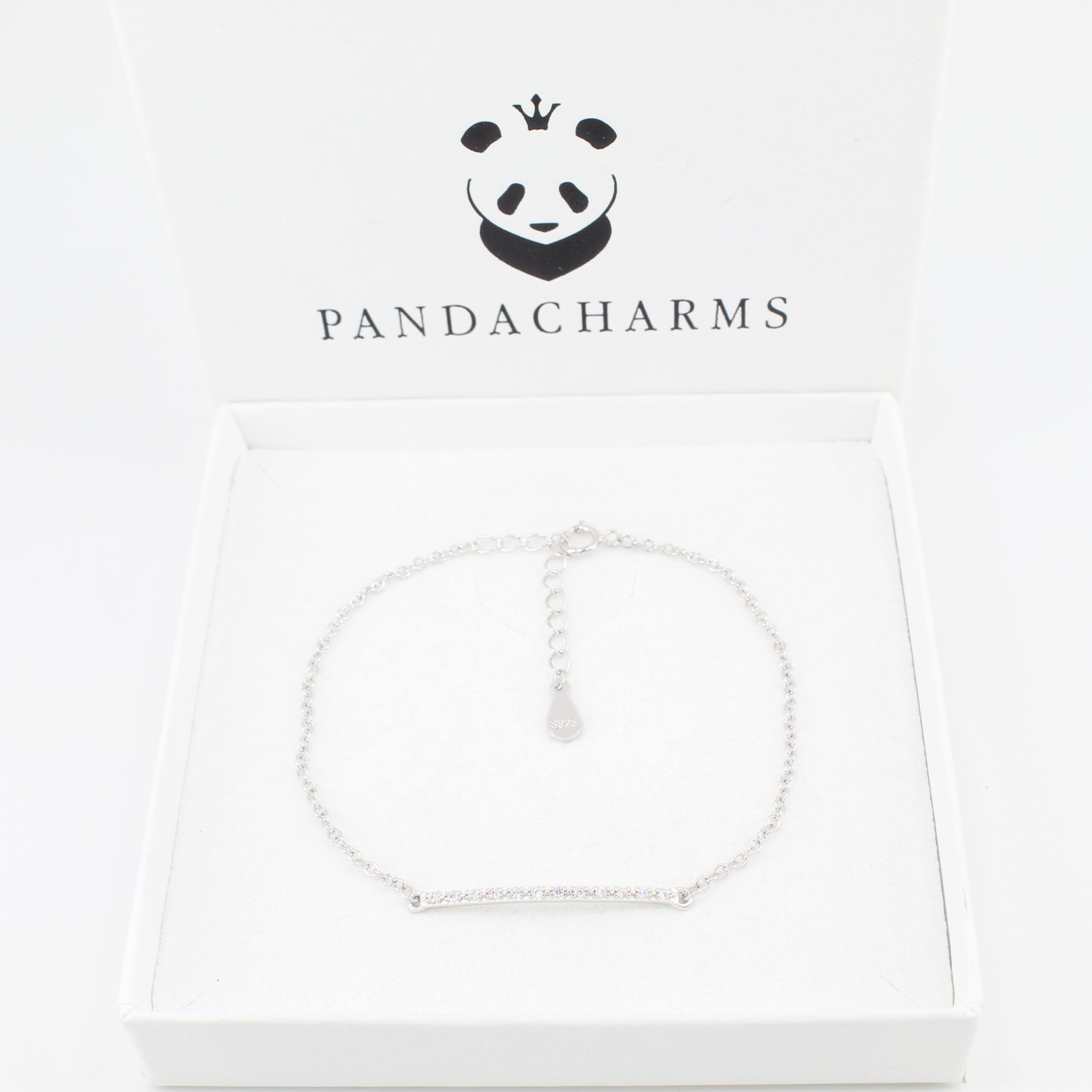 Silber Armband Armkettchen Diamond Line 3 Silber Armband Armkettchen Diamond Line