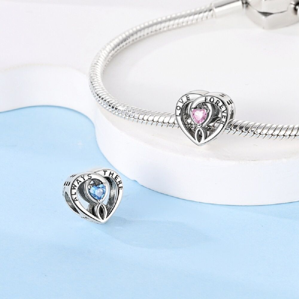 Love Forever Always There Herz Charm 2 Love Forever Always There Herz Charm