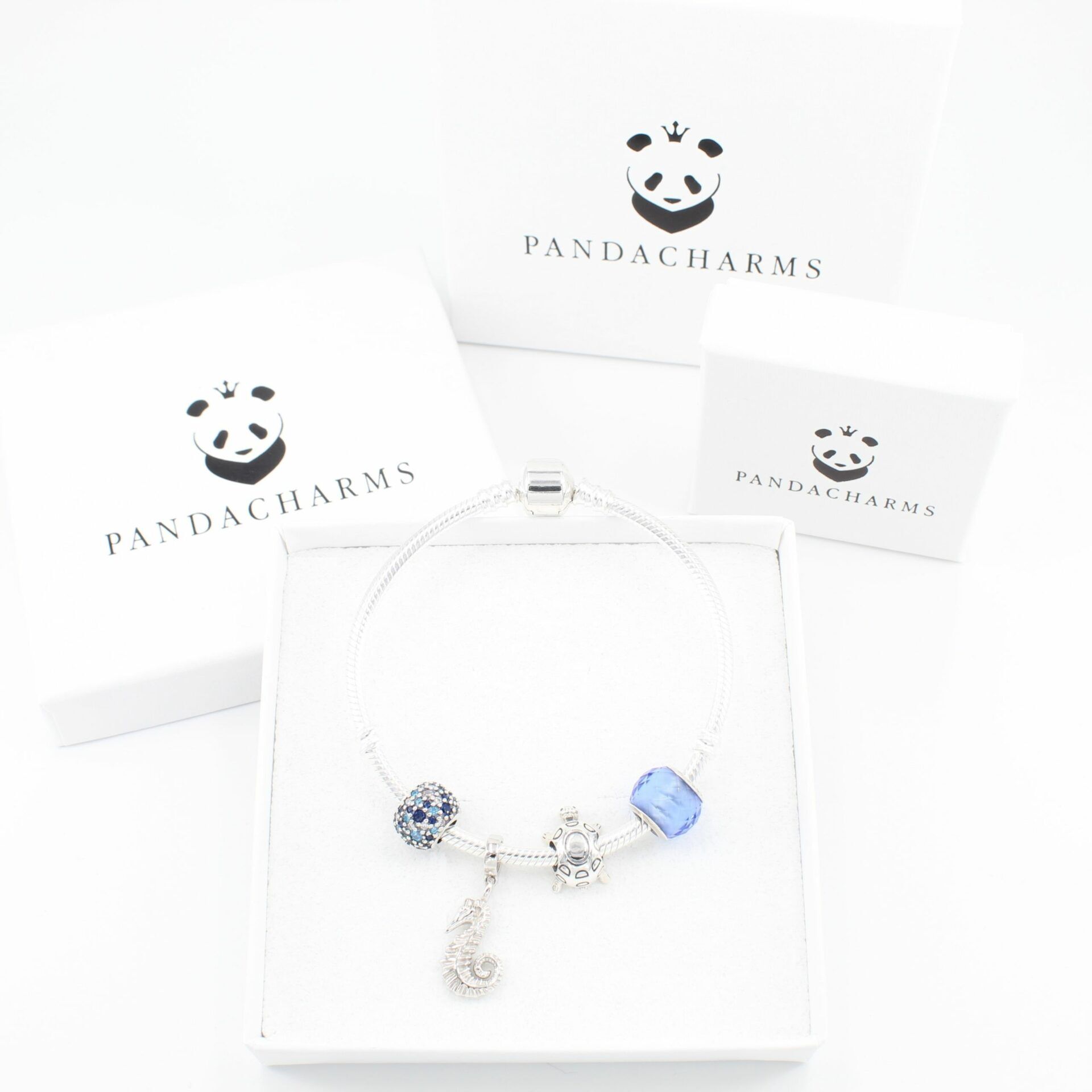 Armband mit Charms Set LEBEN IM MEER 2 2 Armband mit Charms Set LEBEN IM MEER 2