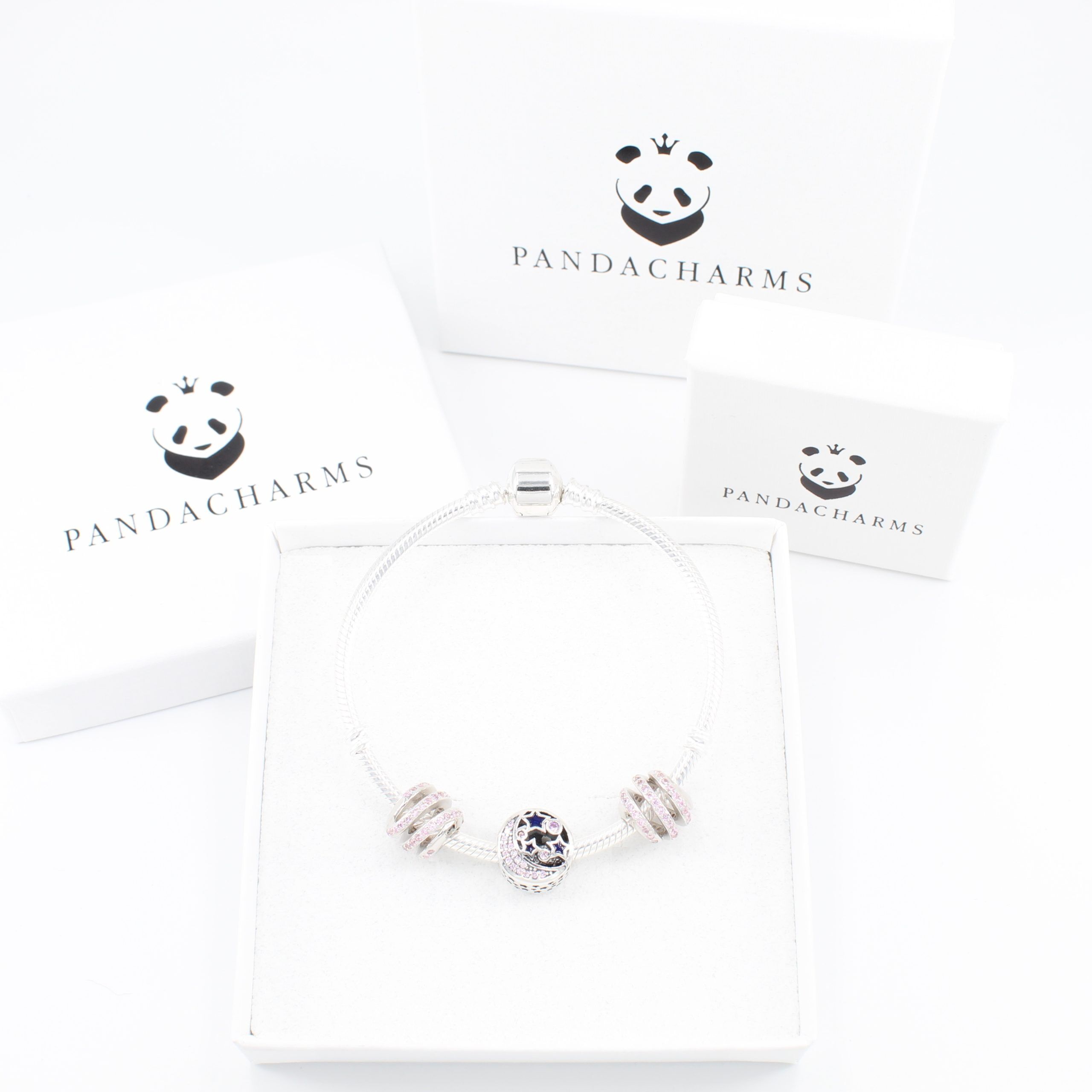 Armband mit Charms Set ZARTE MORGENRÖTE 2 Armband mit Charms Set ZARTE MORGENRÖTE